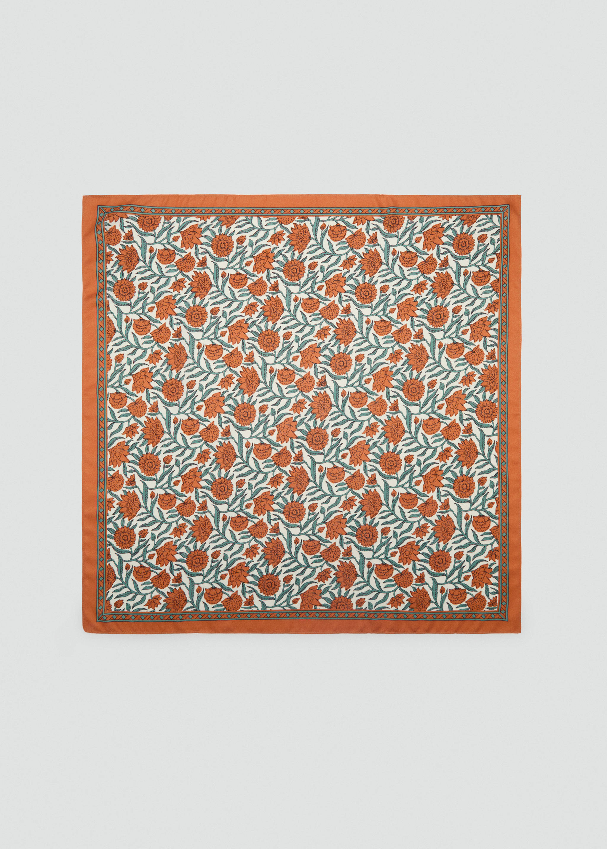 Floral print scarf - Article without model
