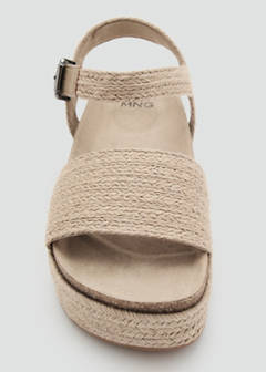 Braided jute sandals — Sand 5