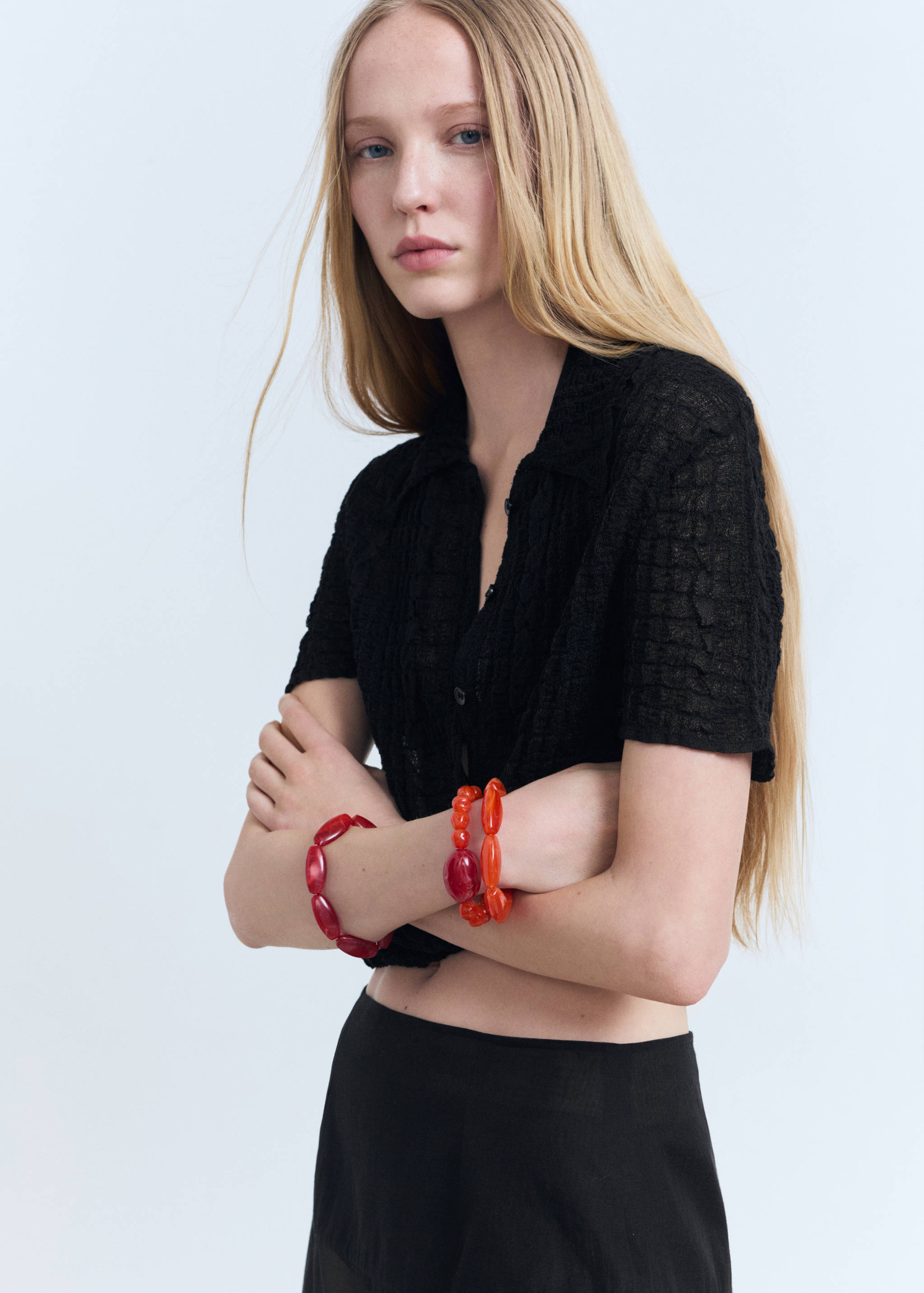 Set of 3 combined ball bracelets - General plane