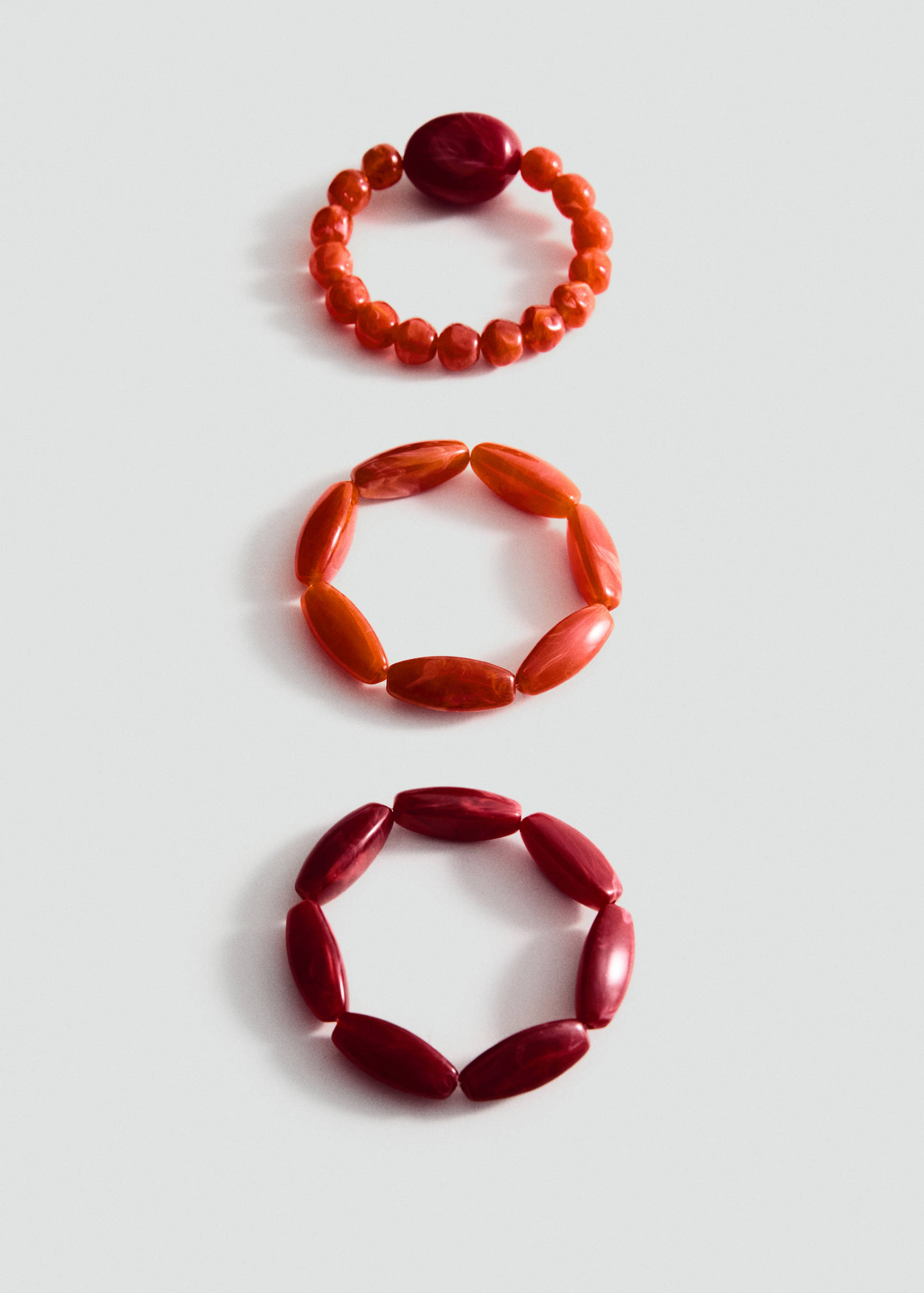 Set of 3 combined ball bracelets - Article without model