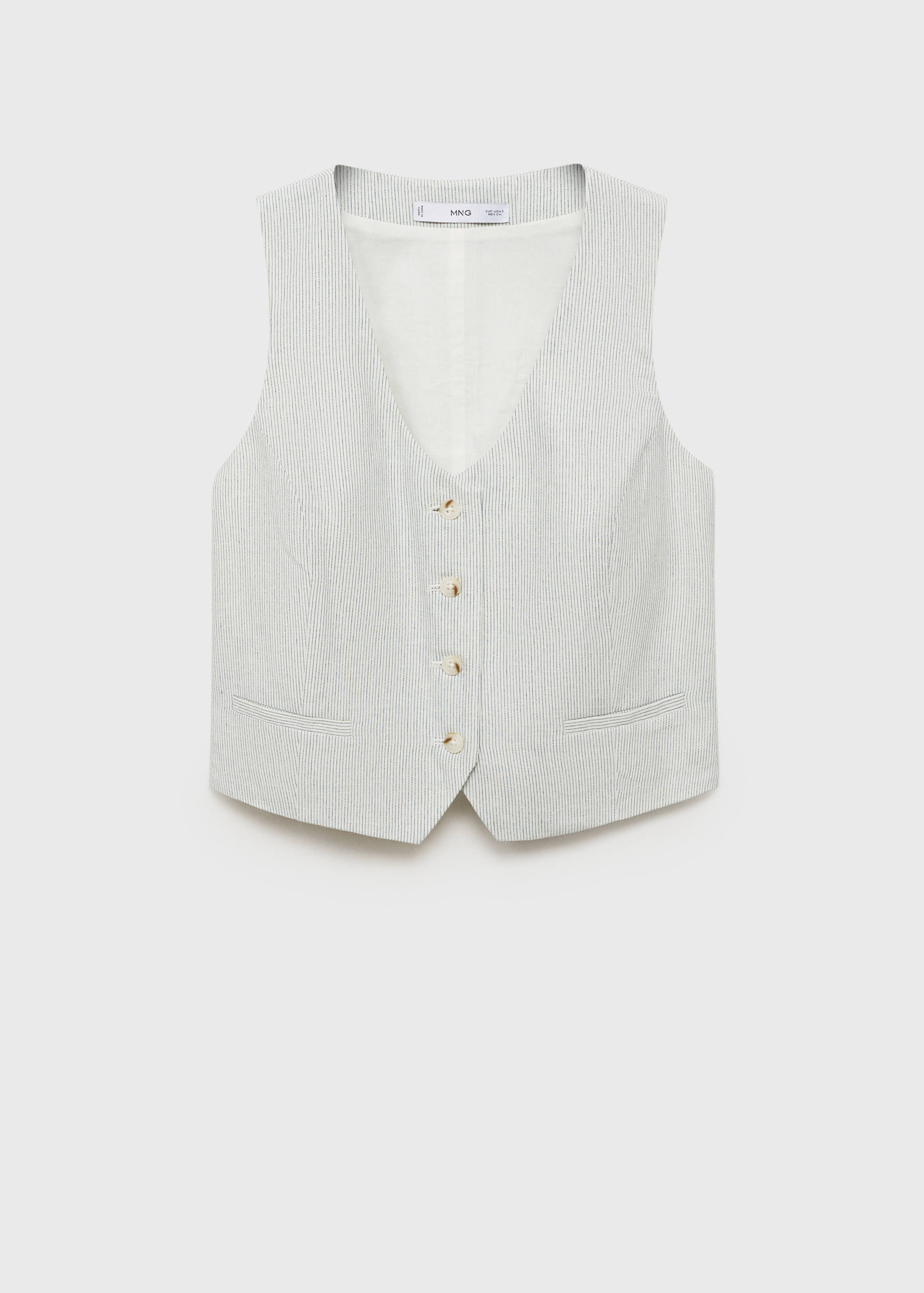 Gilet completo misto lino - Articolo senza modello