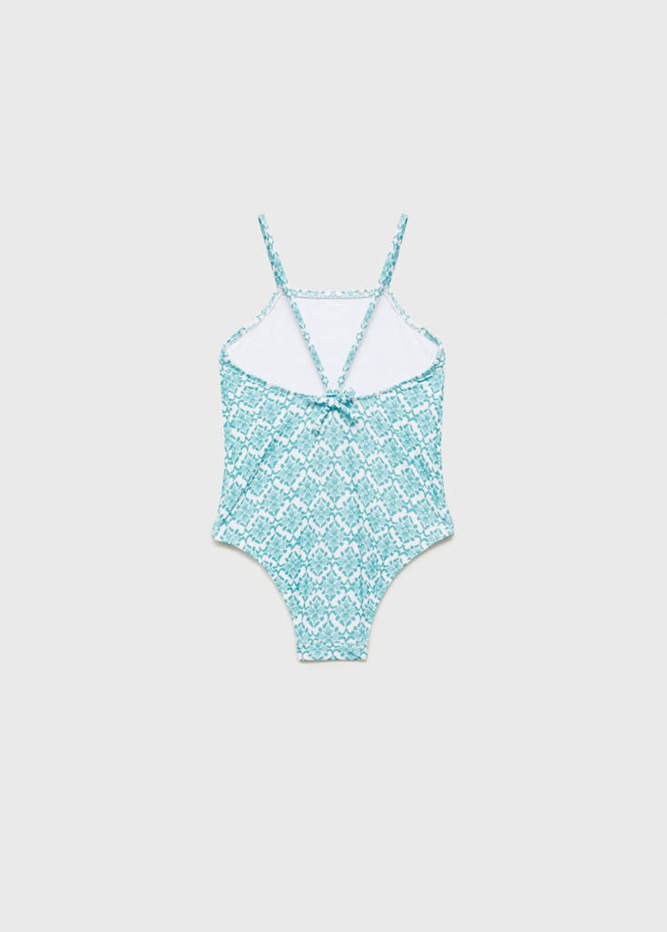 Floral print swimsuit — Green