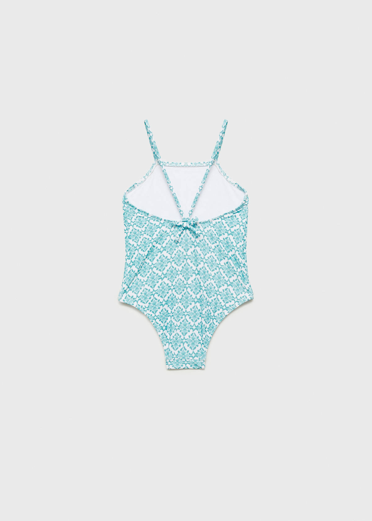 Floral print swimsuit — Green