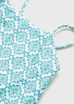 Floral print swimsuit — Green 6