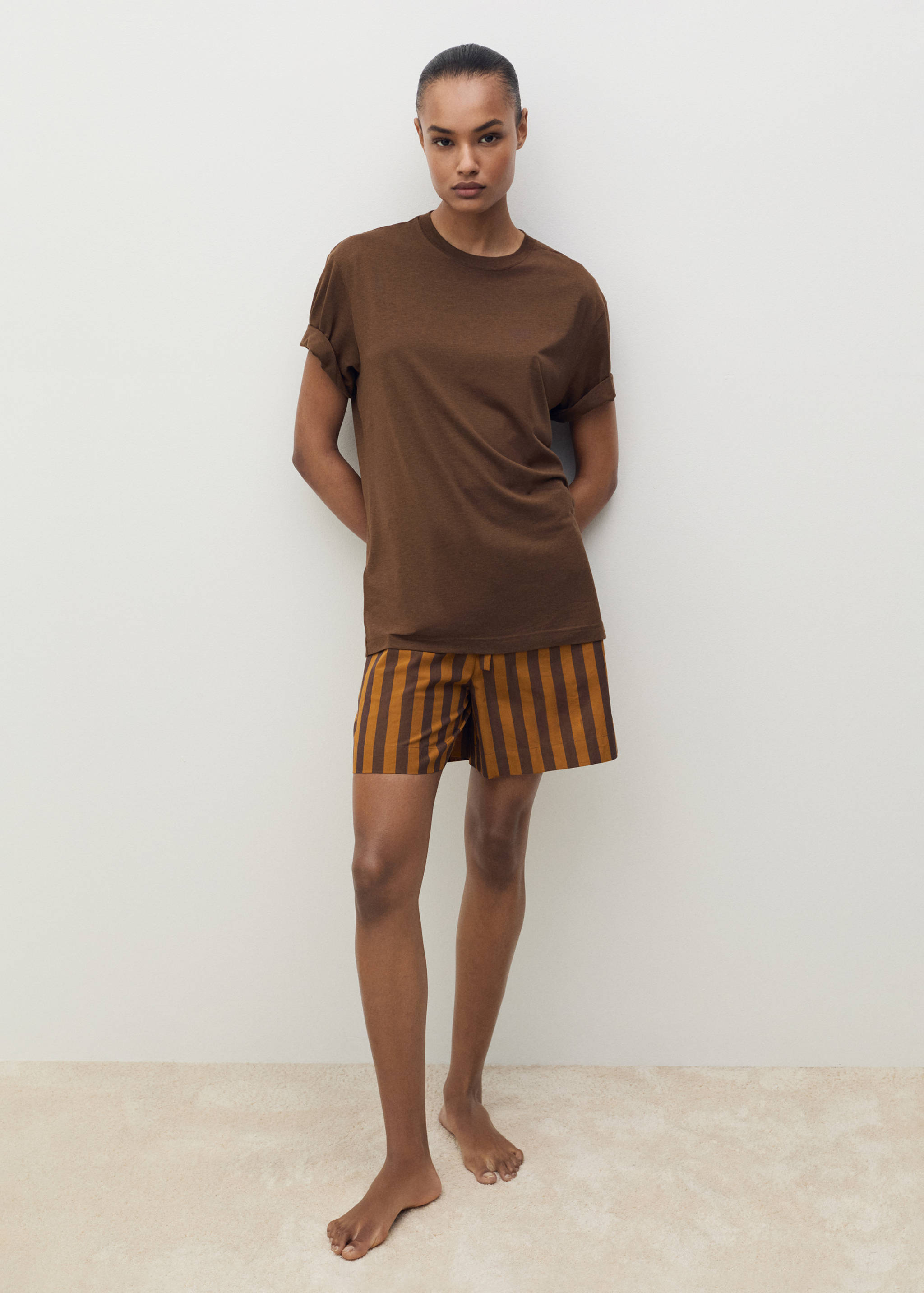 Short-sleeved lyocell t-shirt - General plane