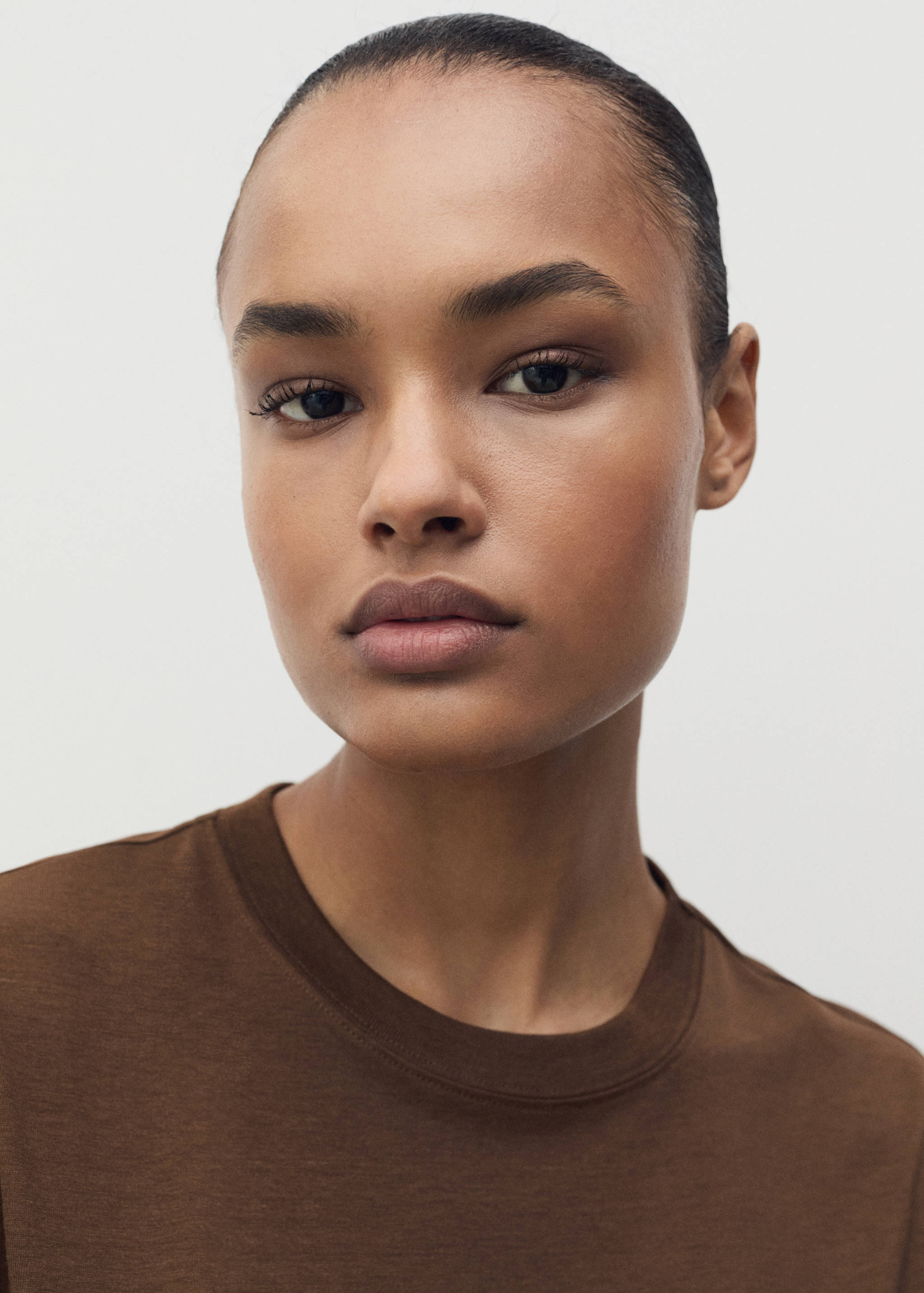 Short-sleeved lyocell t-shirt - Details of the article 1