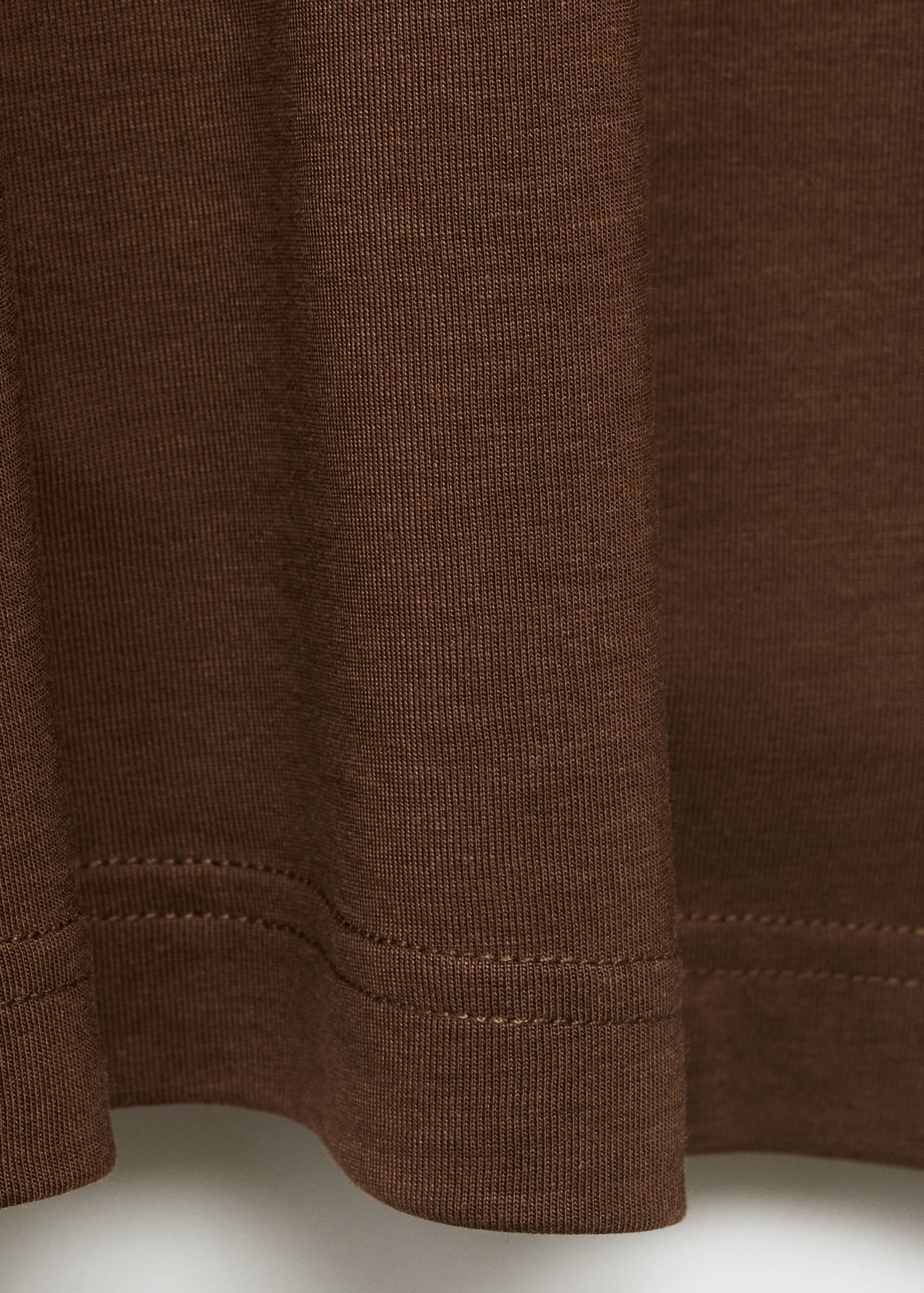 Short-sleeved lyocell t-shirt - Details of the article 0