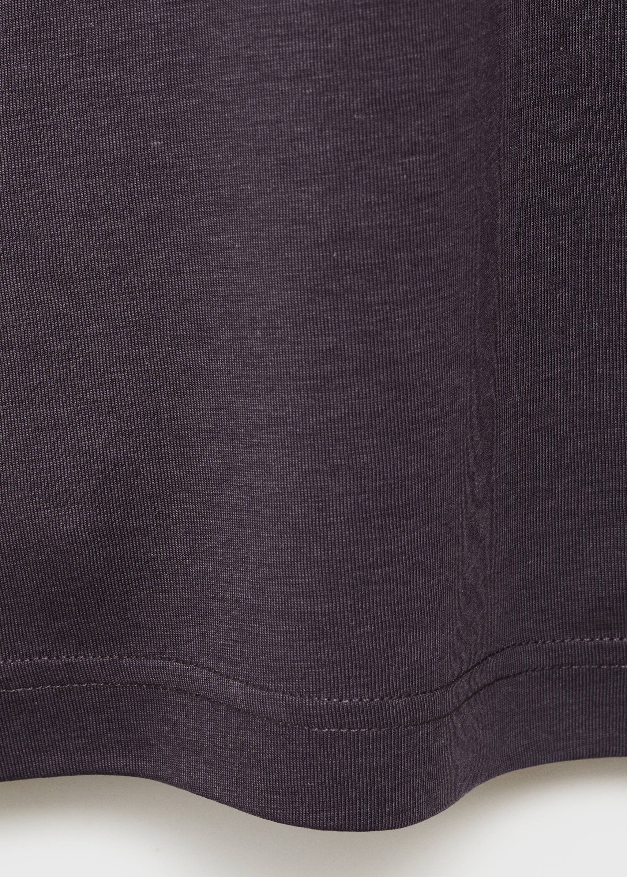 Short-sleeved lyocell t-shirt - Details of the article 0
