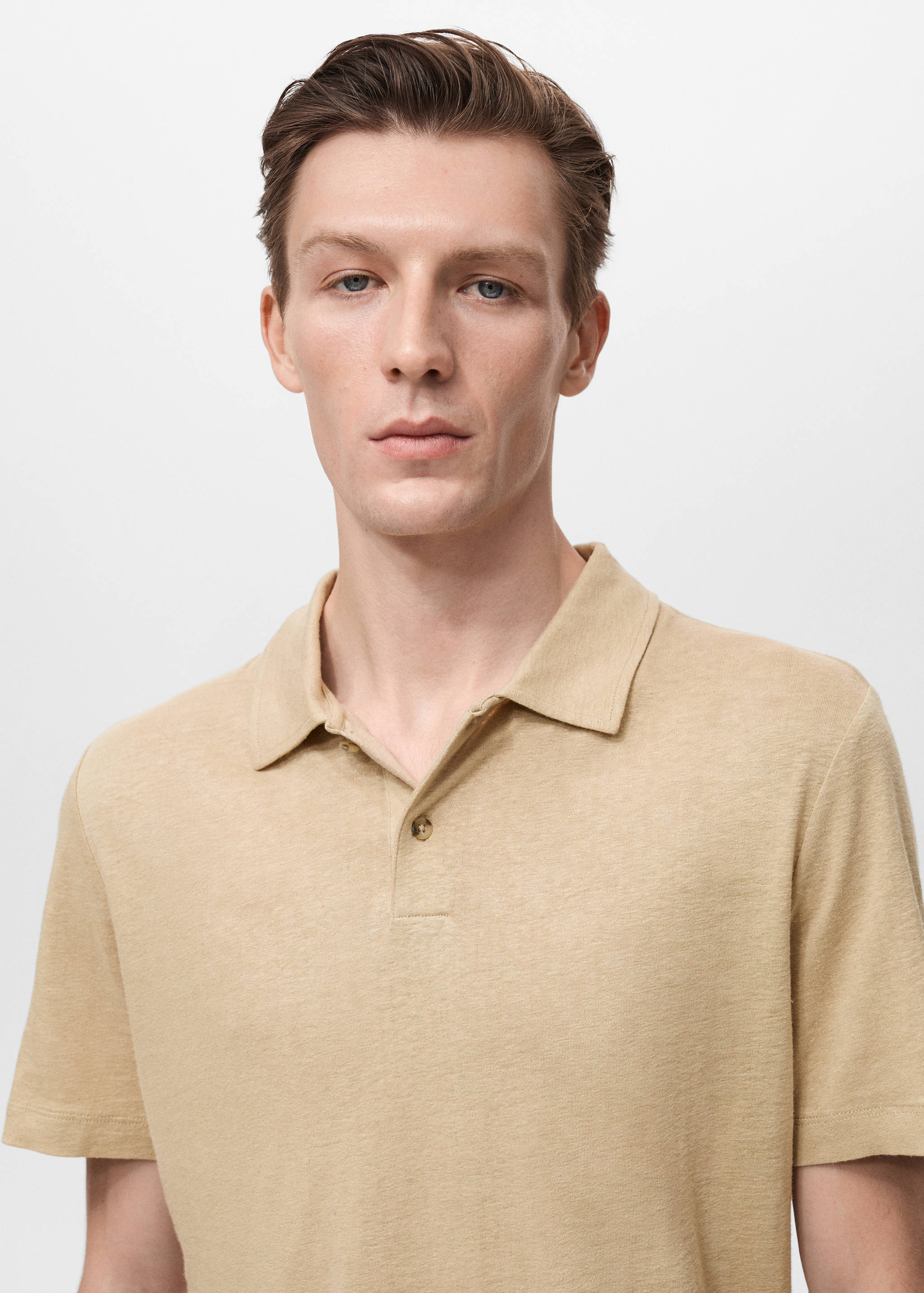 Polo lin slim-fit - Détail de l'article 1