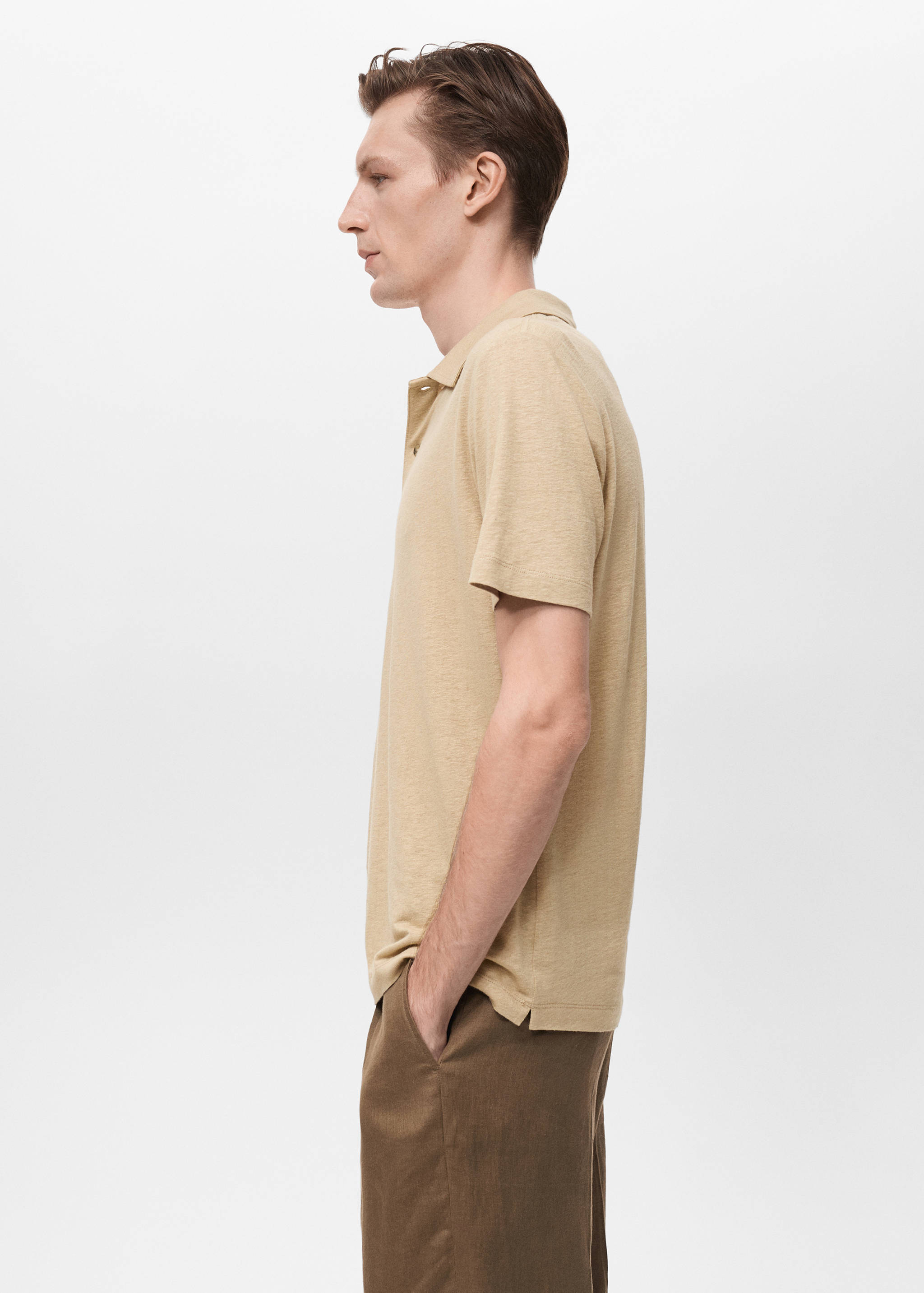 Polo lin slim-fit - Détail de l'article 2