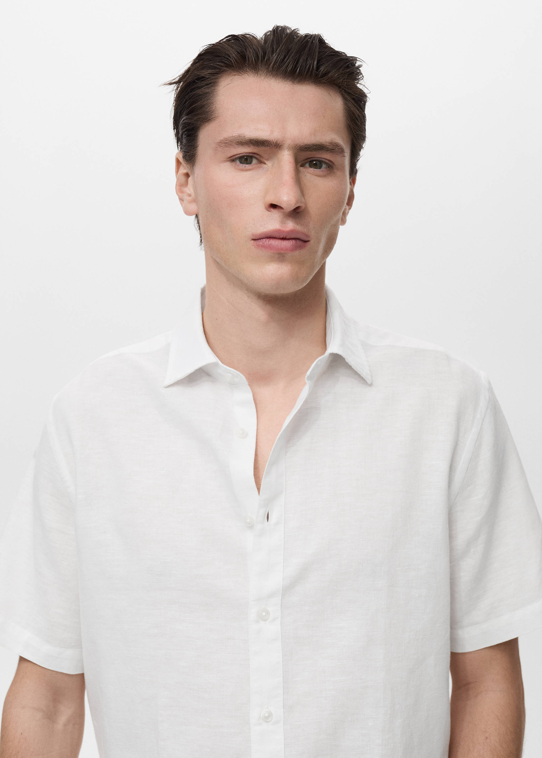 Chemise lin manches courtes - Détail de l'article 1