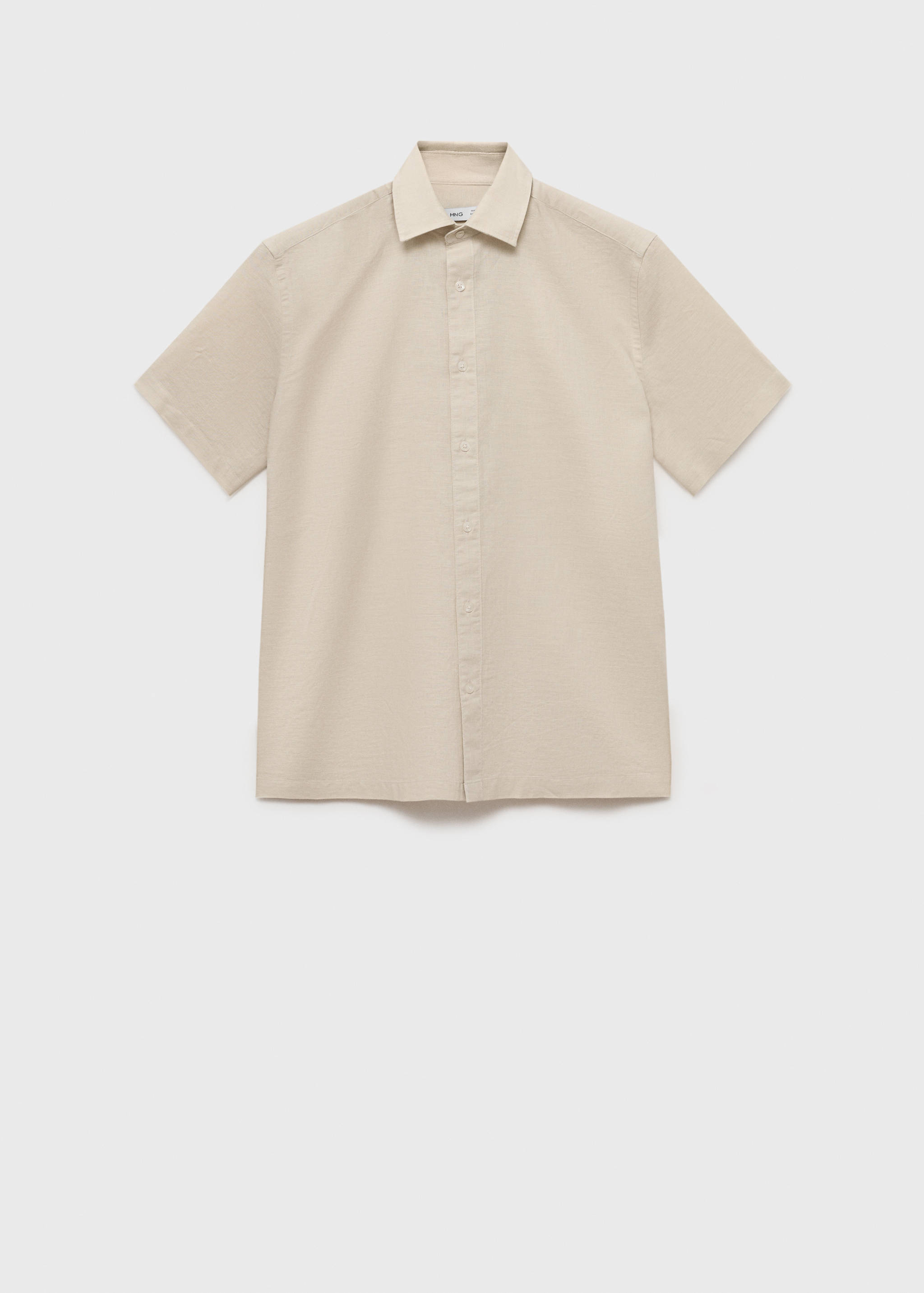Chemise lin manches courtes - Article sans modèle