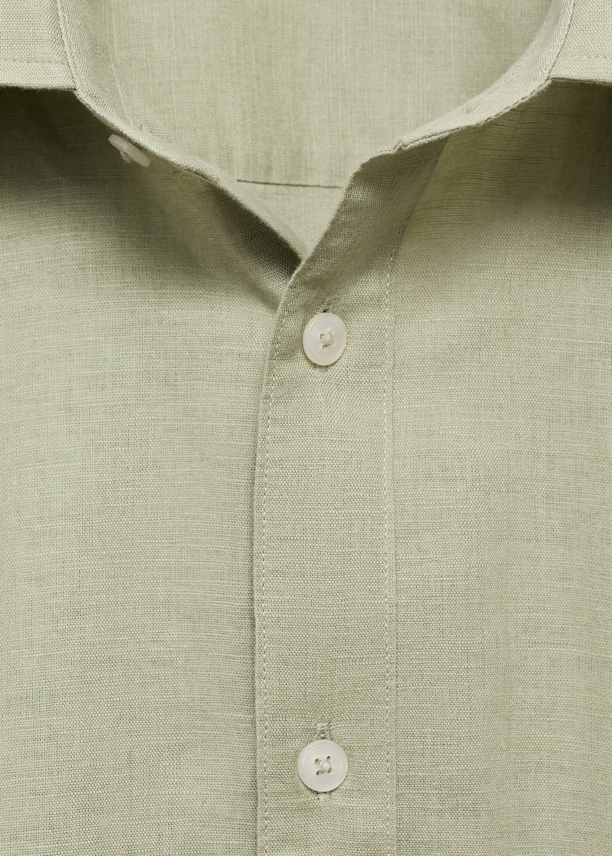 Chemise lin manches courtes - Détail de l'article 8