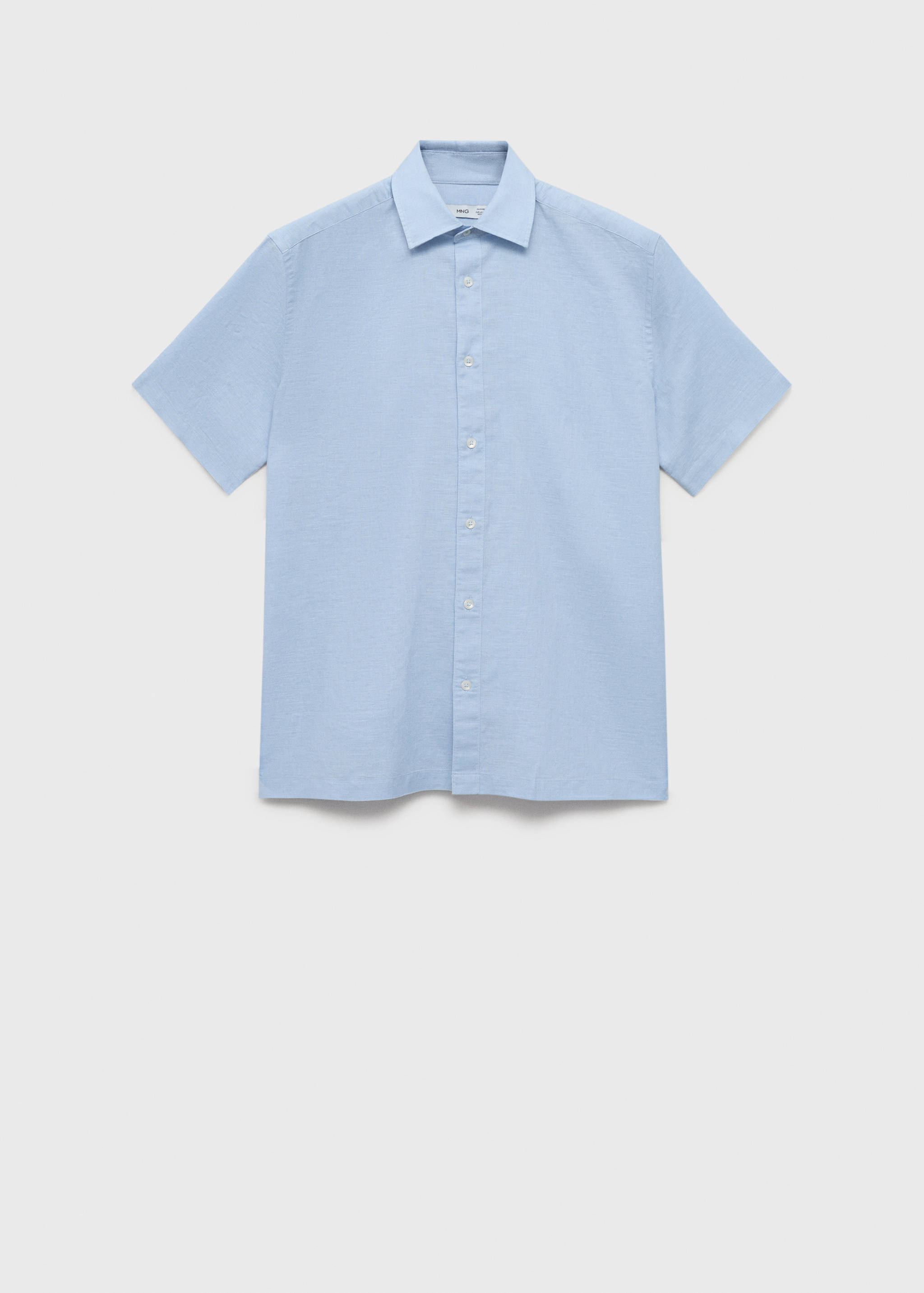 Chemise lin manches courtes - Article sans modèle