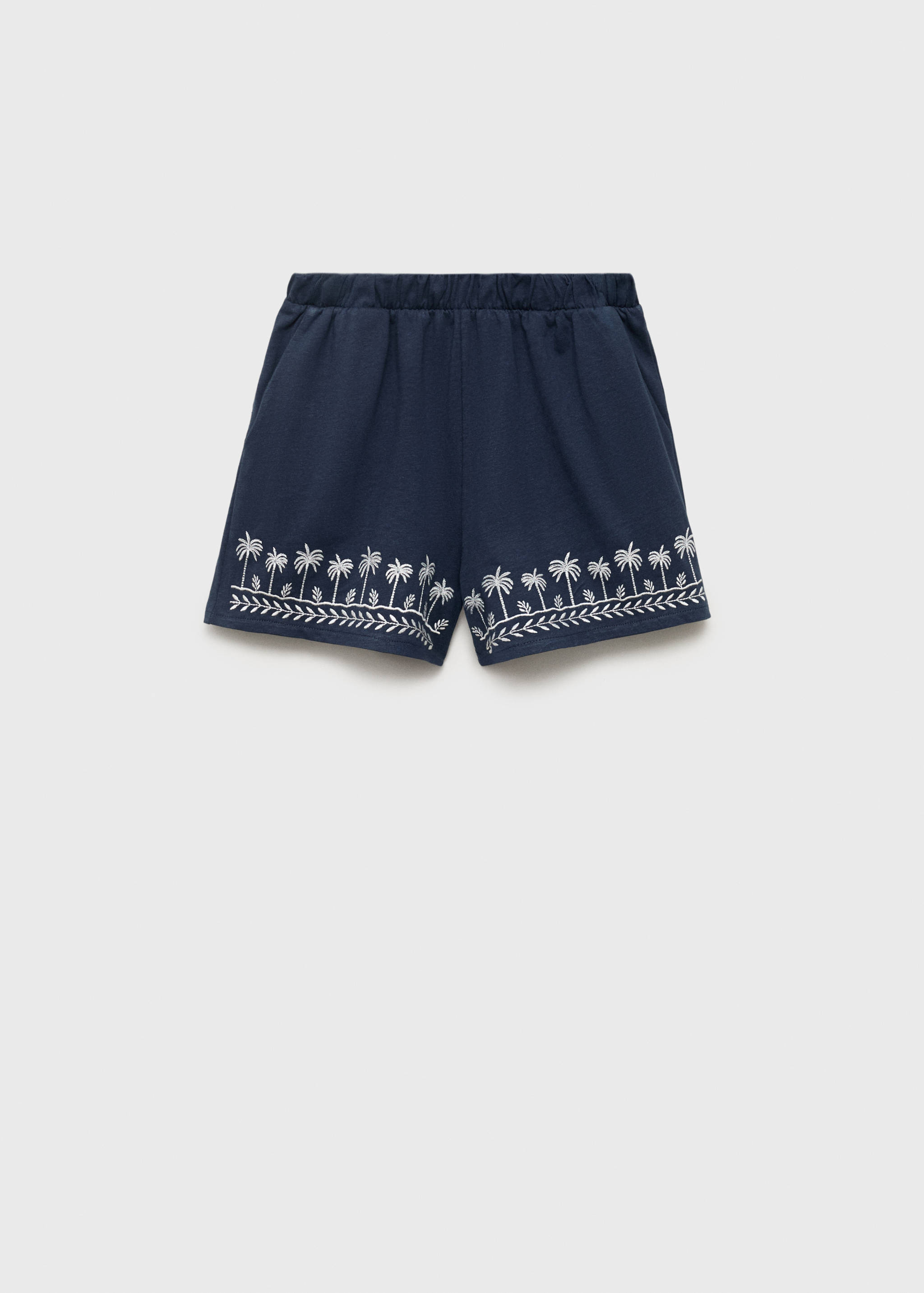 Shorts with embroidered detail - Article without model