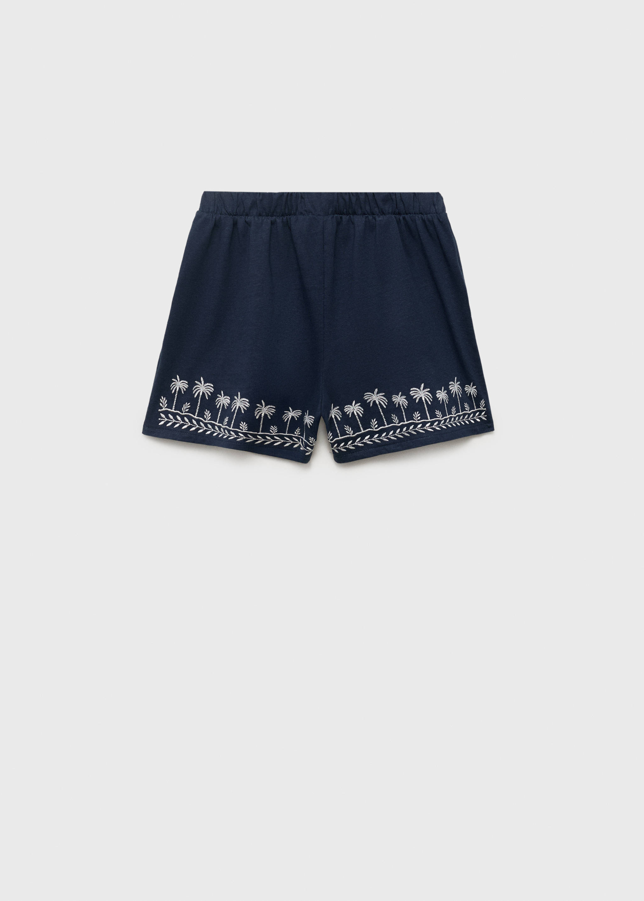 Shorts with embroidered detail - Reverse of the article