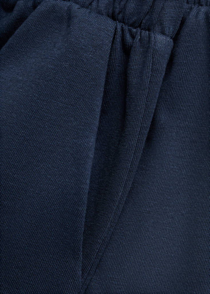 Shorts with embroidered detail — Dark Navy