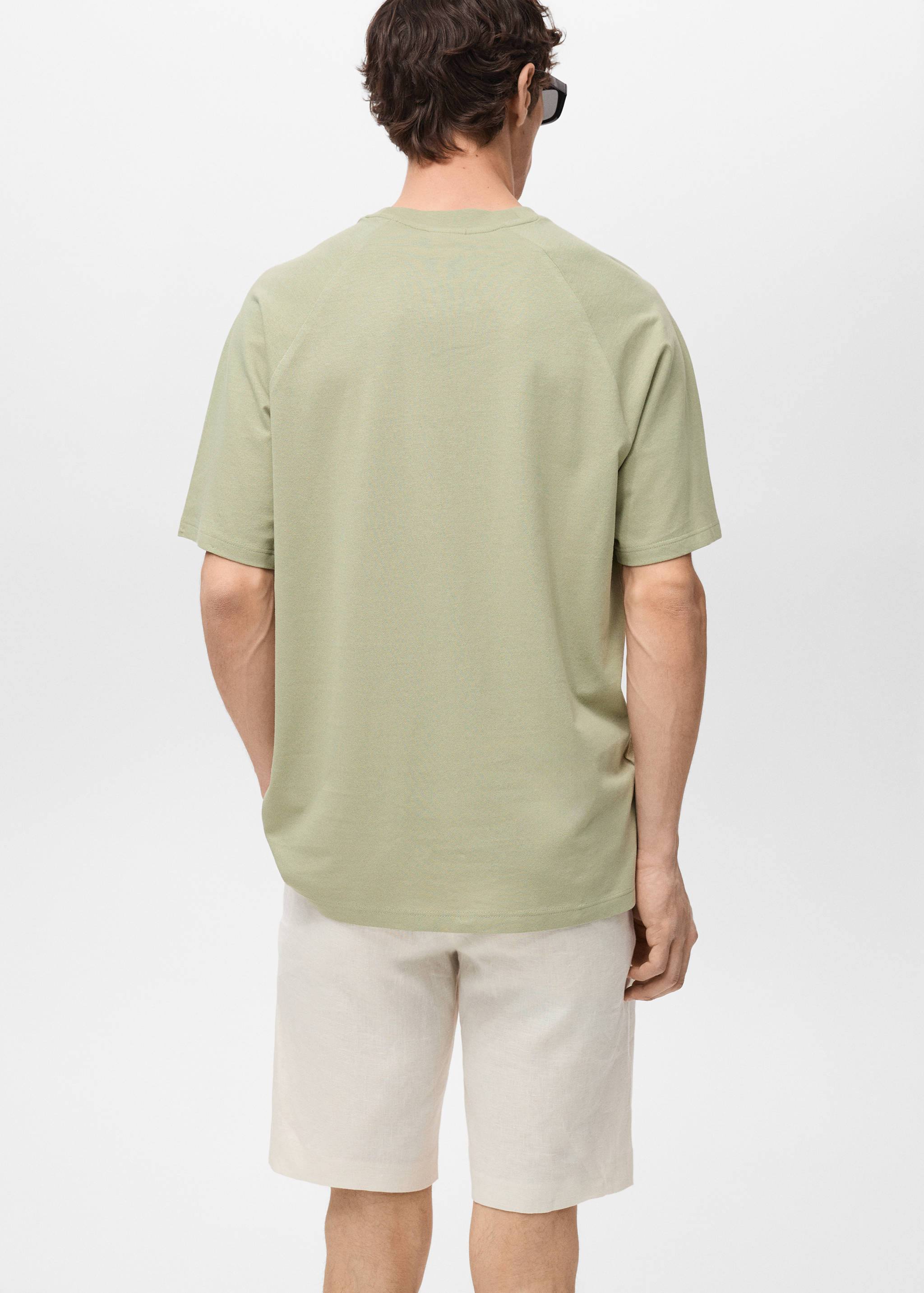 Relaxed fit cotton t-shirt - Reverse of the article