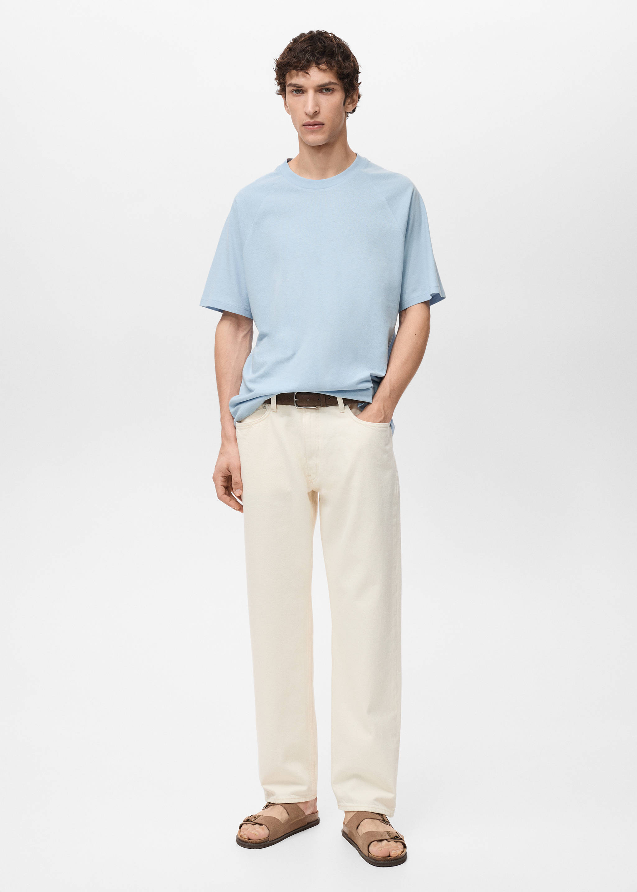 Camiseta algodón relaxed fit - Plano general