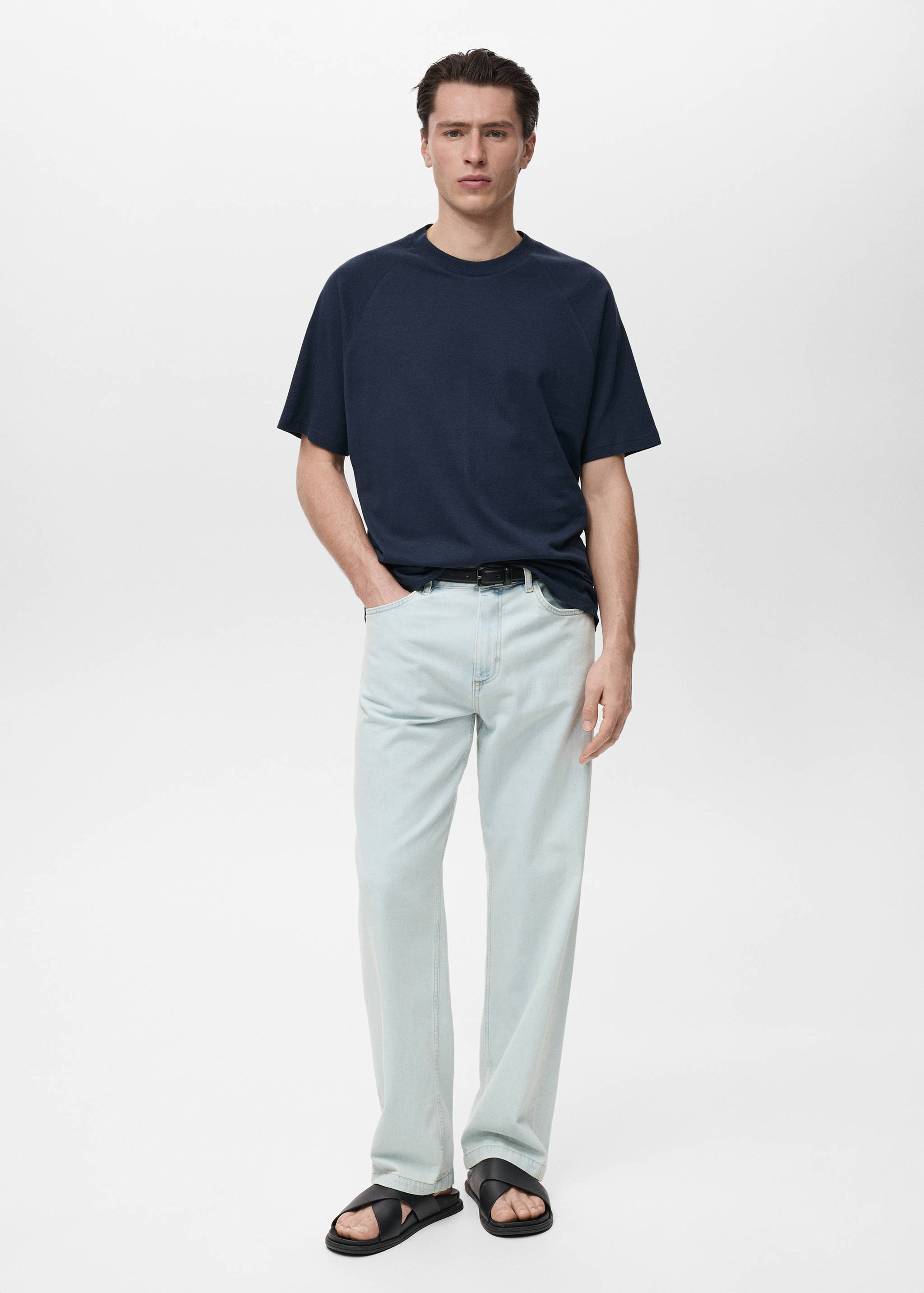 Camiseta algodón relaxed fit - Plano general