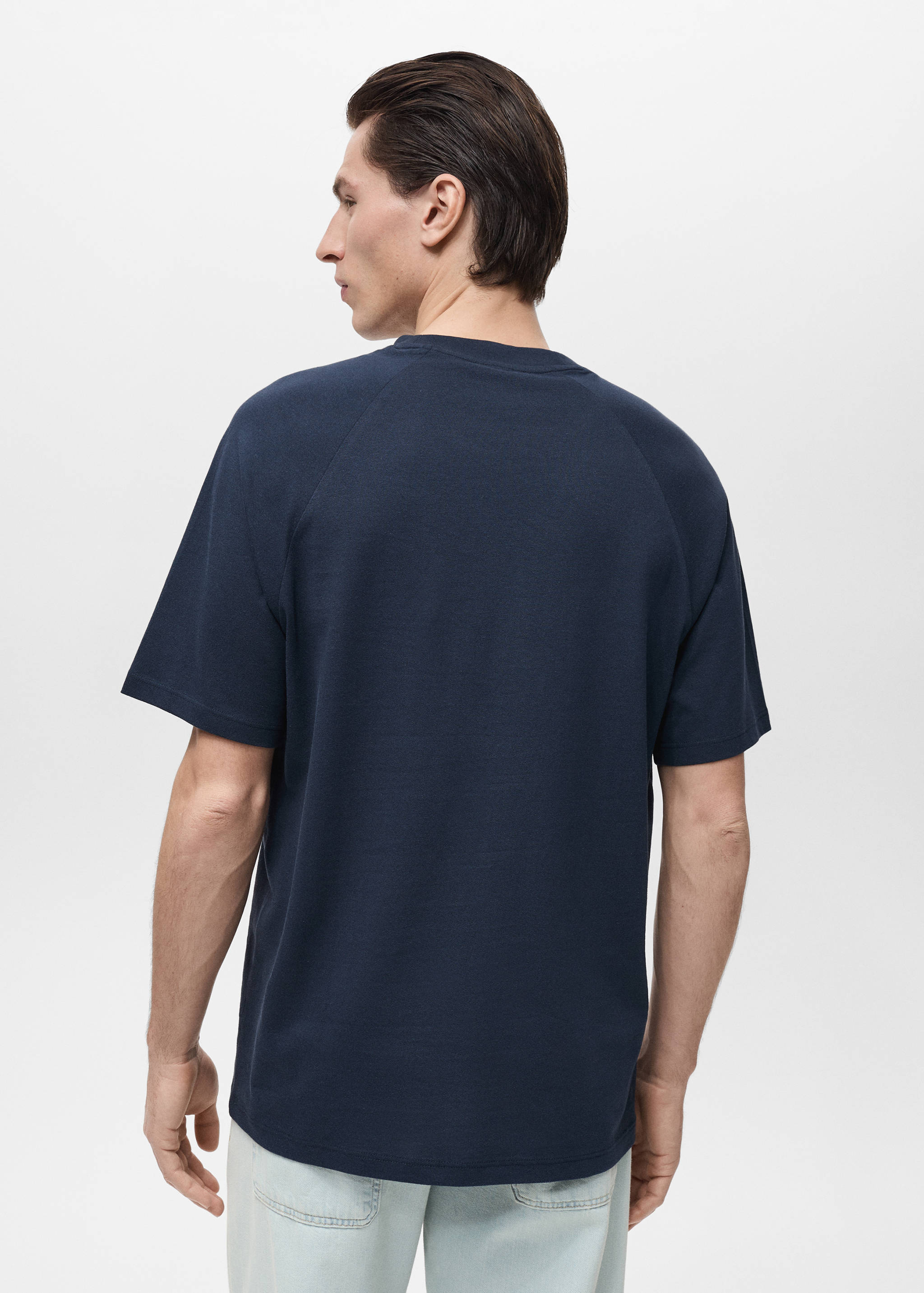 Camiseta algodón relaxed fit - Reverso del artículo