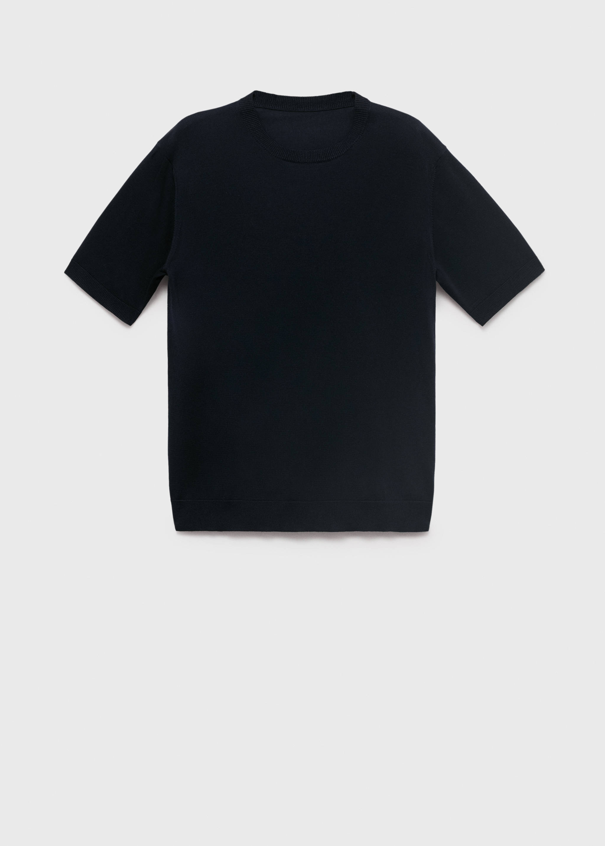 Fine-knit lyocell t-shirt - Article without model