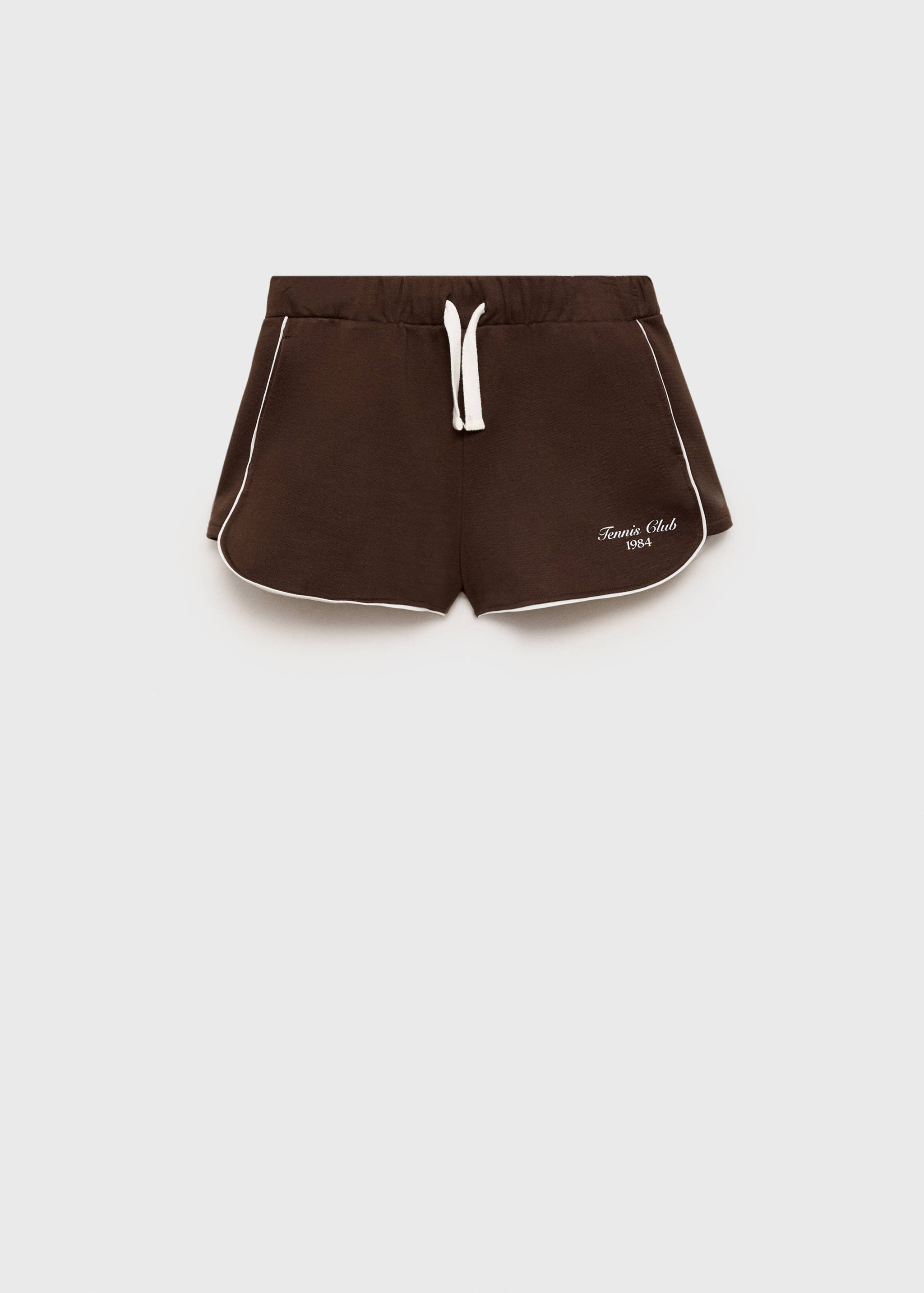 Shorts algodón mensaje estampado - Artículo sin modelo