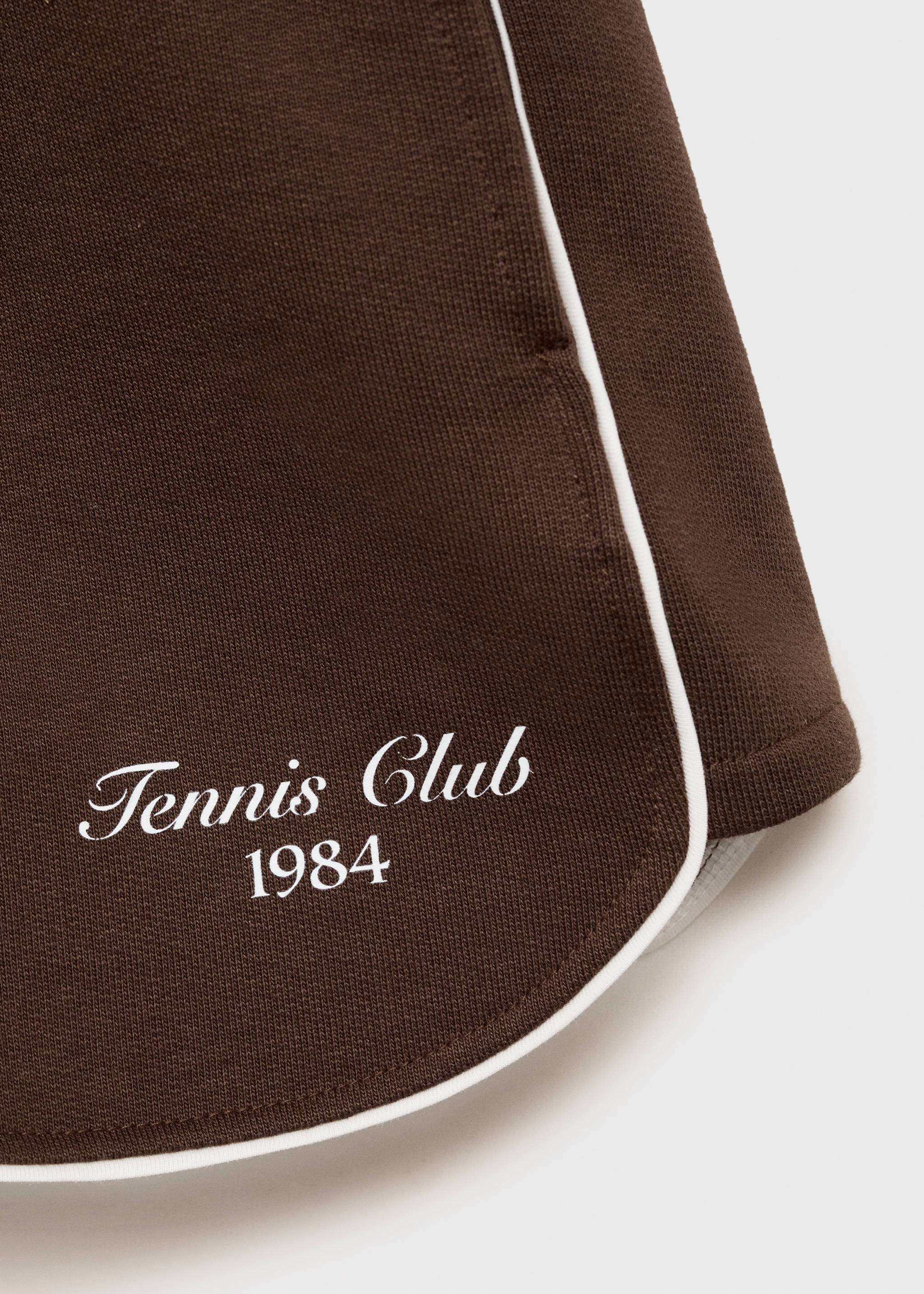 Shorts algodón mensaje estampado - Detalle del artículo 0