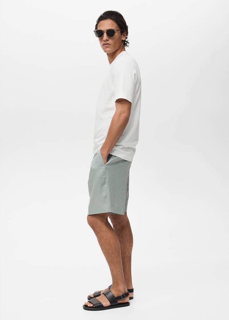 Short-sleeved lyocell t-shirt — White