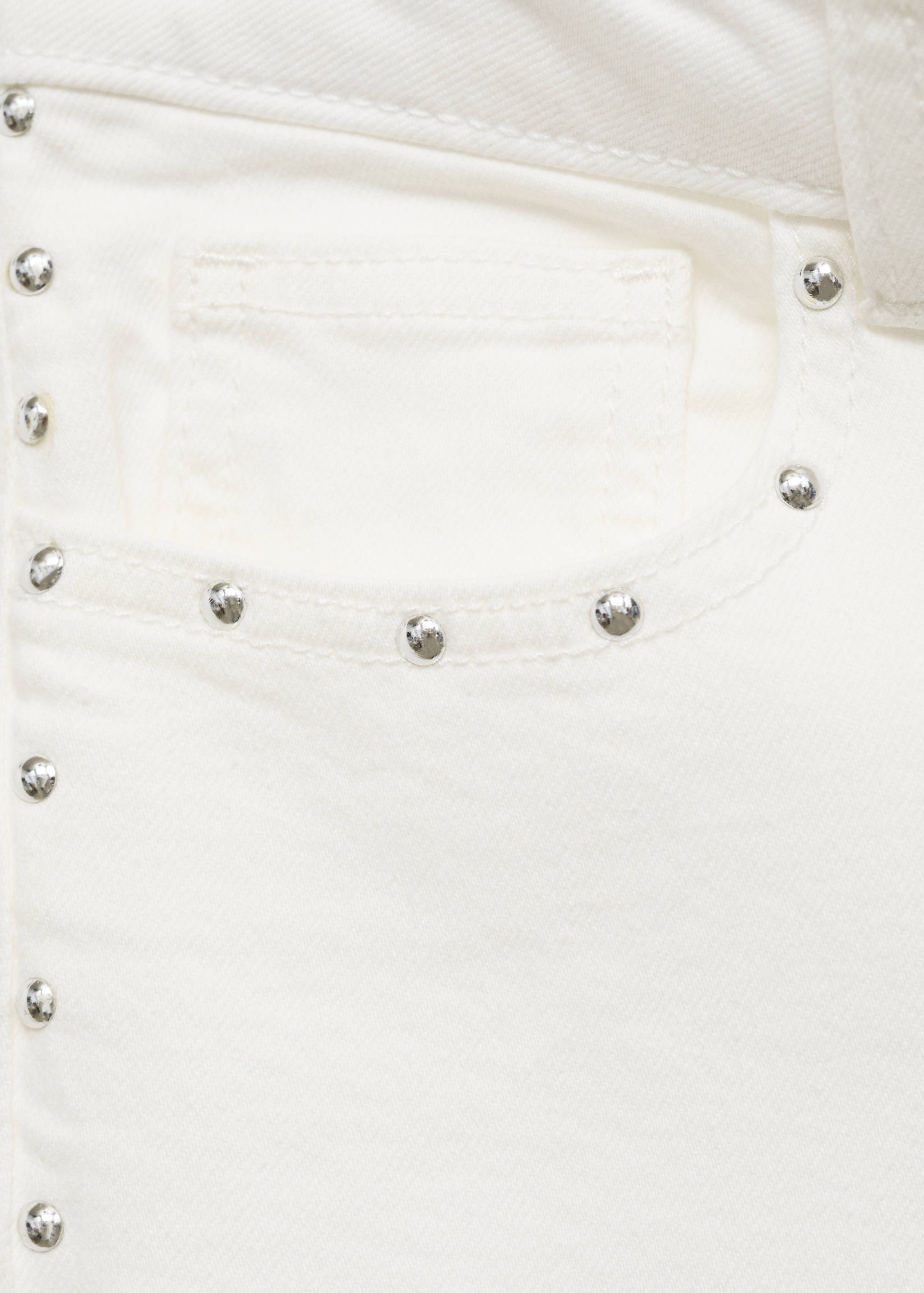 Calças de ganga de cintura baixa com tachas - Pormenor do artigo 0