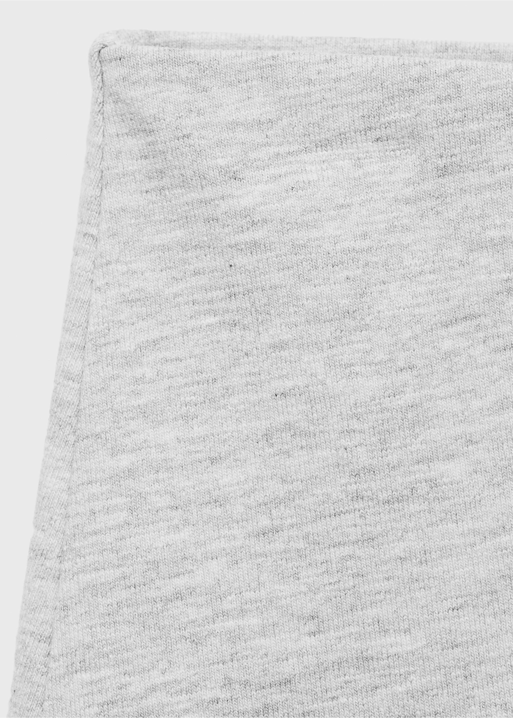 Knitted skirt and pants - Details of the article 0, Light Heather Grey. Ref: 87088261-00.