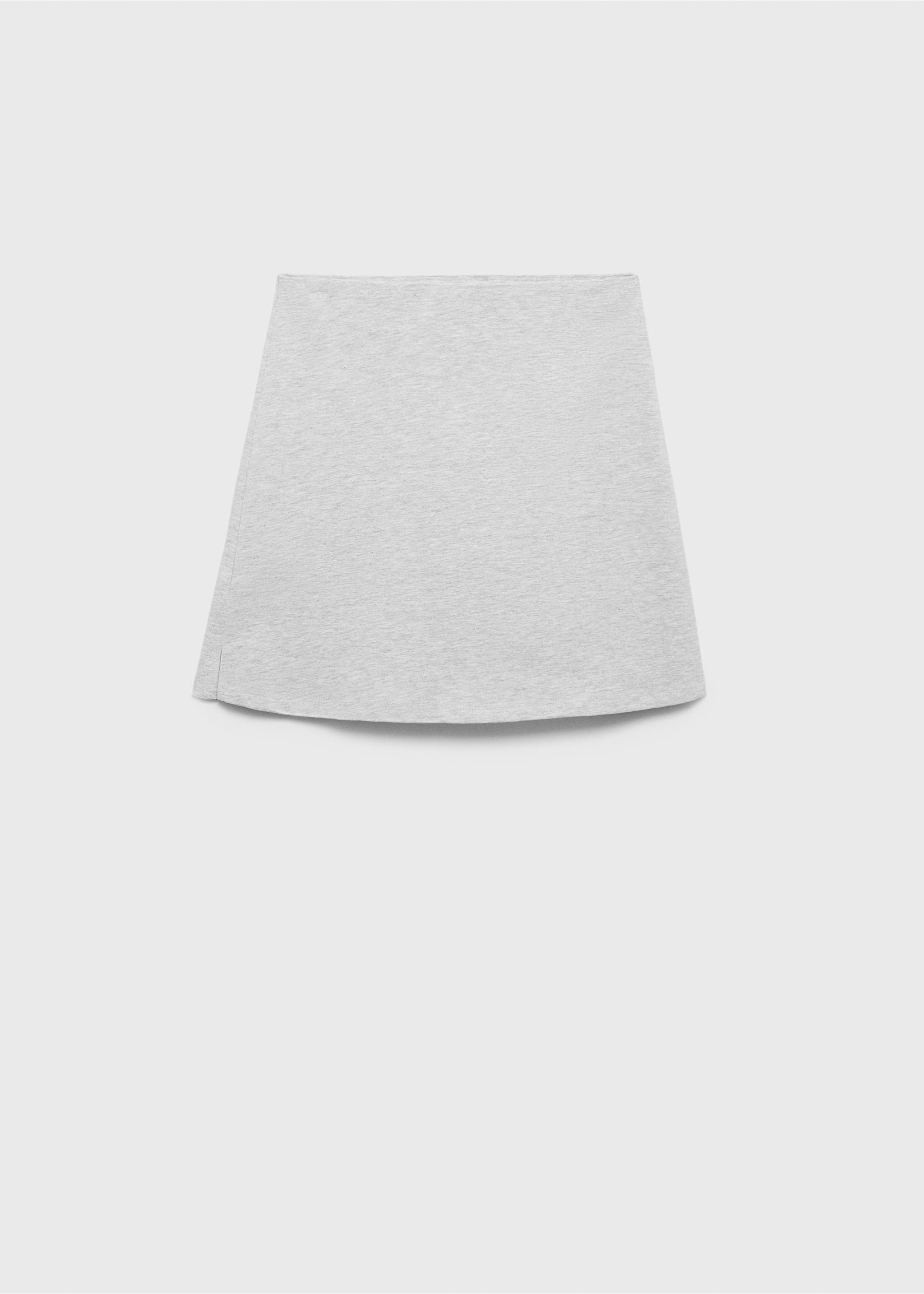 Knitted skirt and pants - Article without model, Light Heather Grey. Ref: 87088261-00.