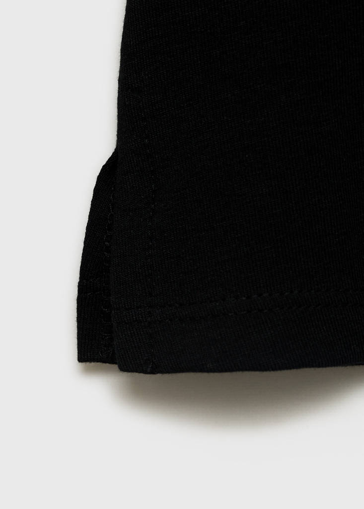 Knitted skirt and trousers — Black