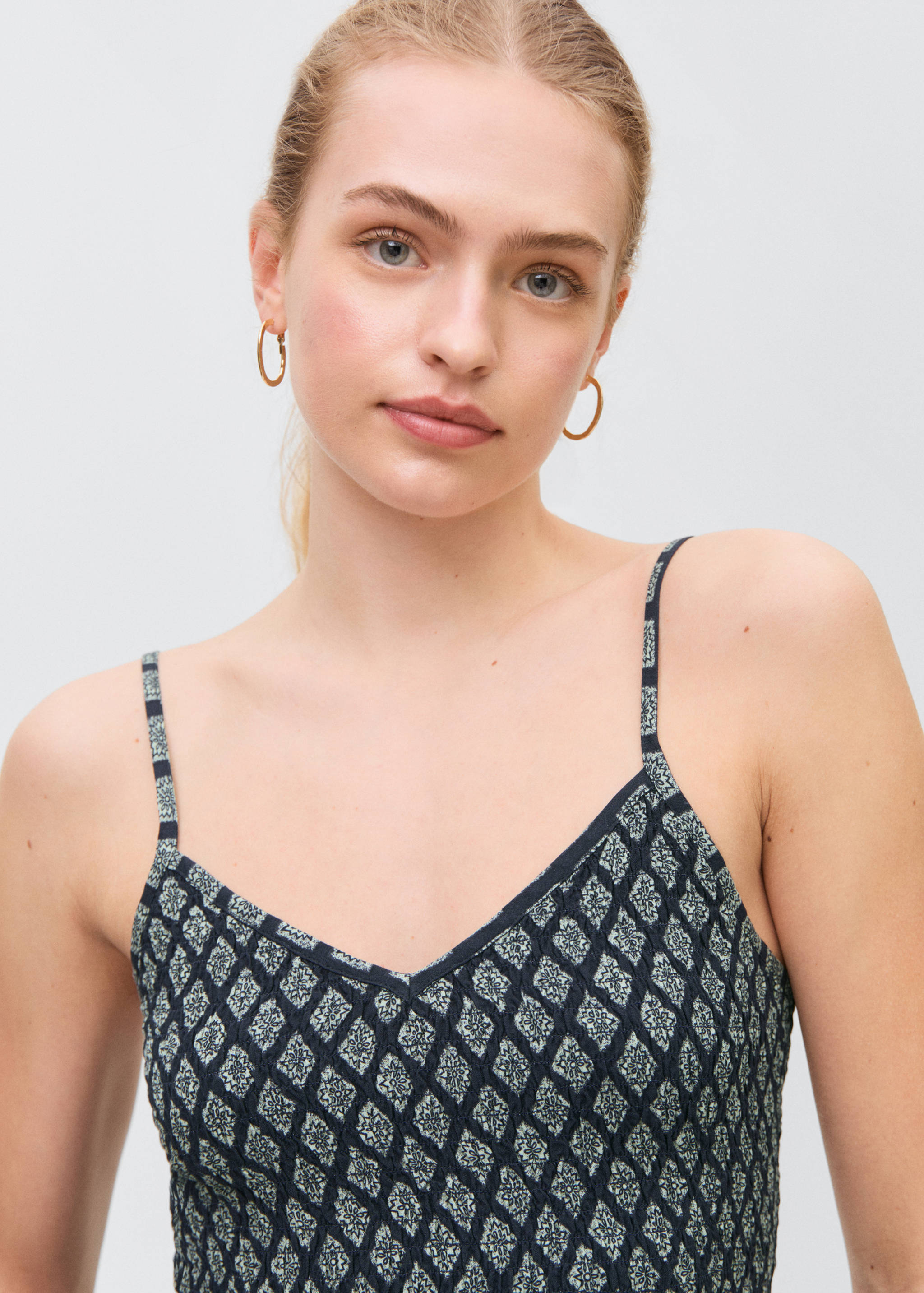 Top imprimé volanté - Détail de l'article 1