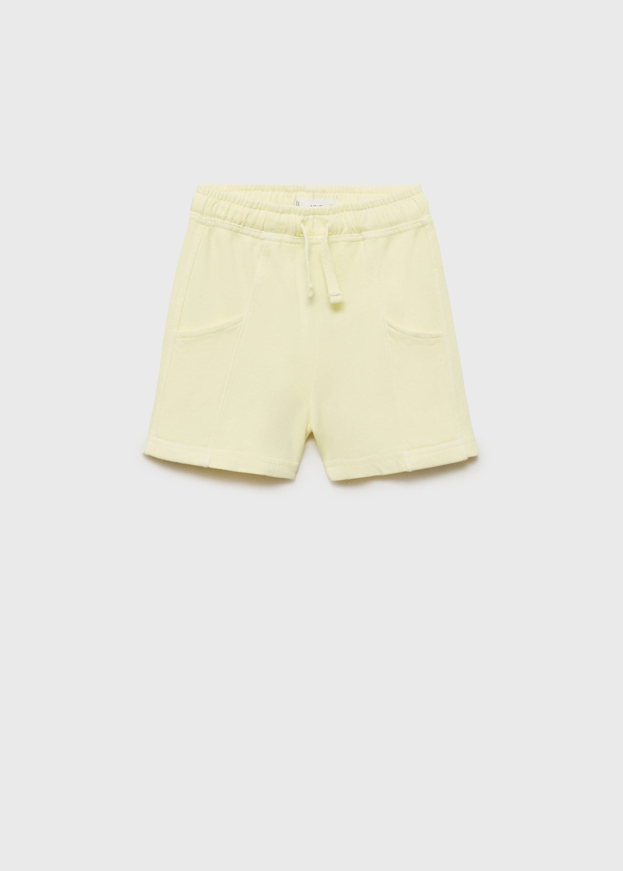 Cotton shorts with elastic waist - Article without model