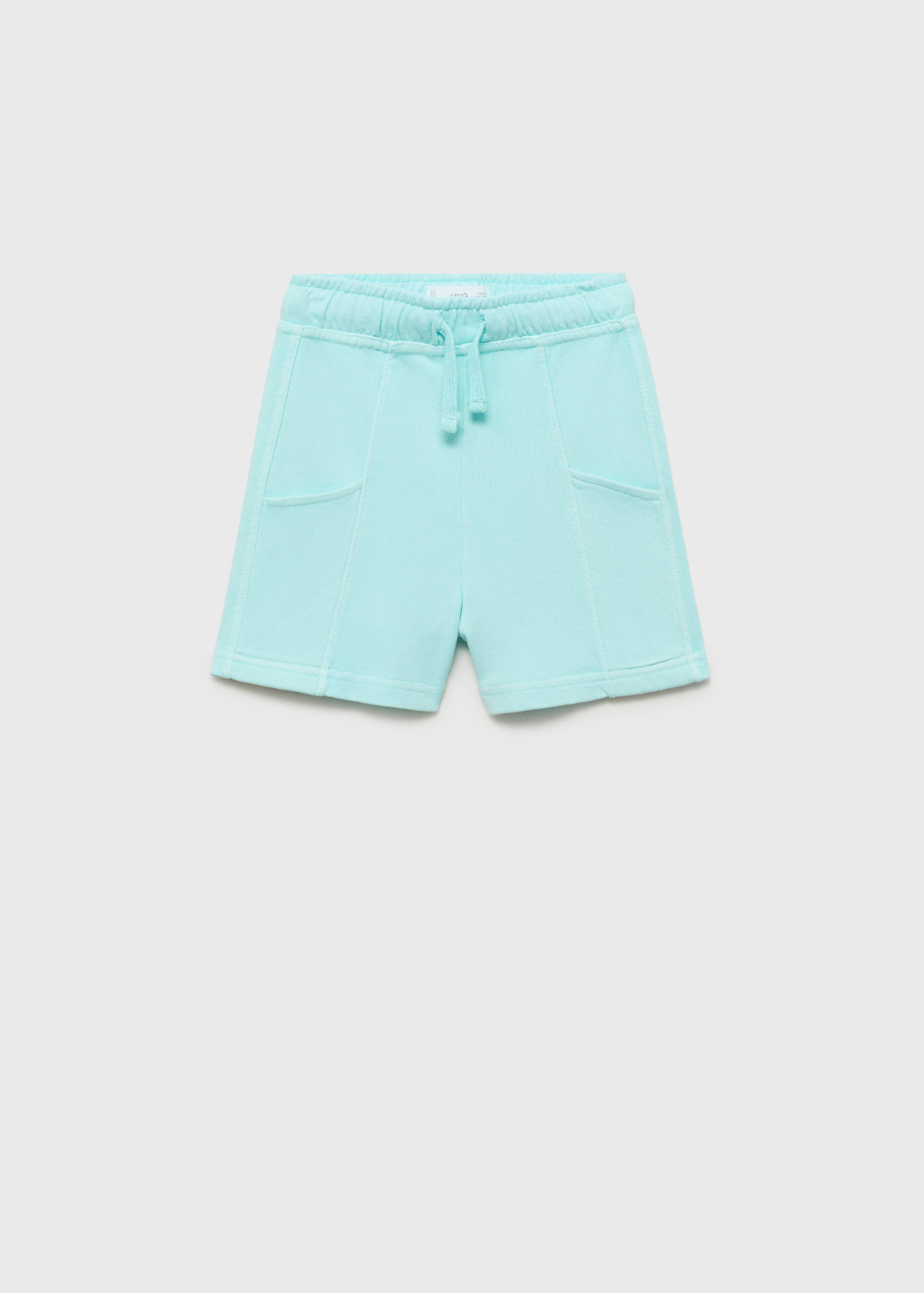 Cotton shorts with elastic waist - Article without model