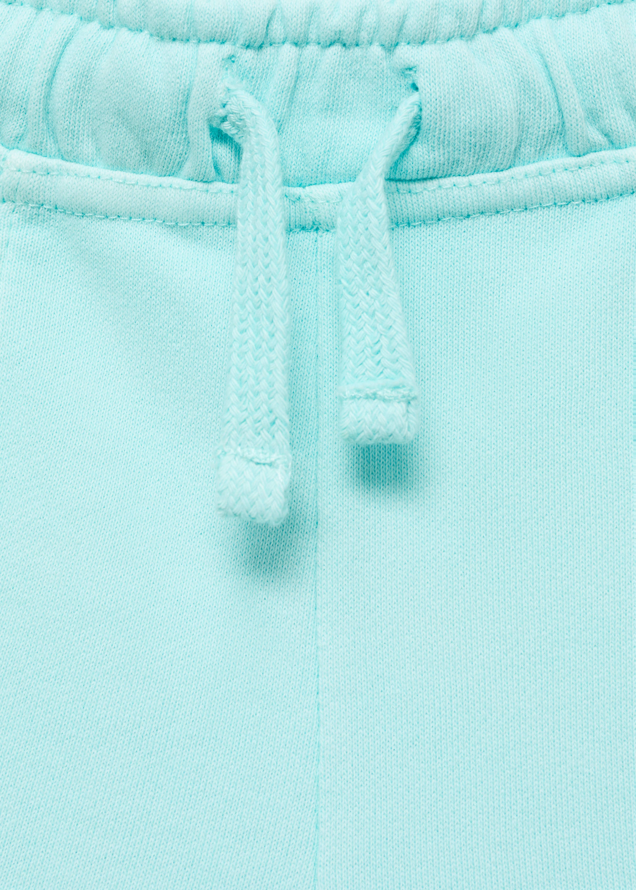 Cotton shorts with elastic waist - Details of the article 8