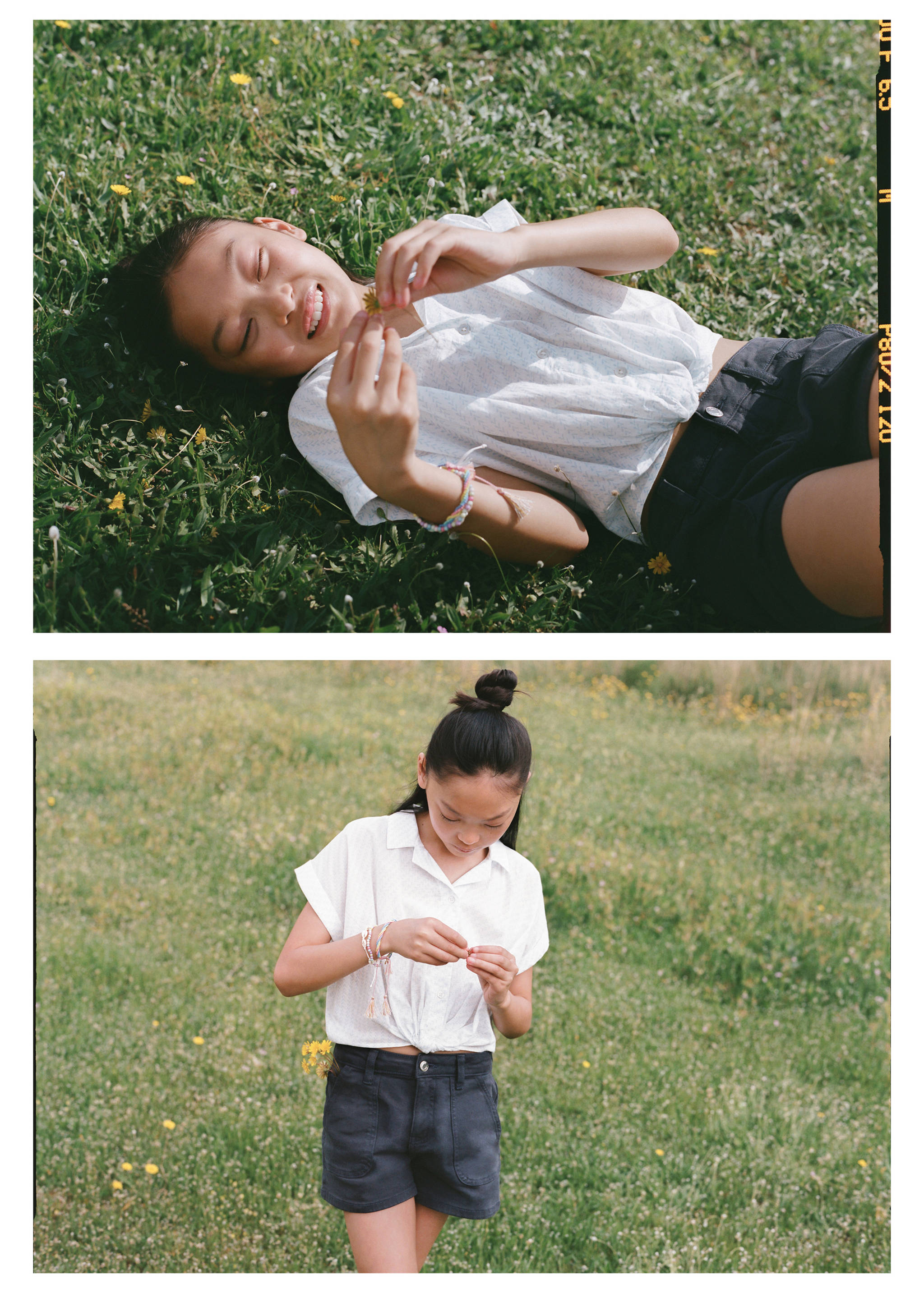 Crop knot blouse - Details of the article 5, Sky Blue. Ref: 87088267-00.