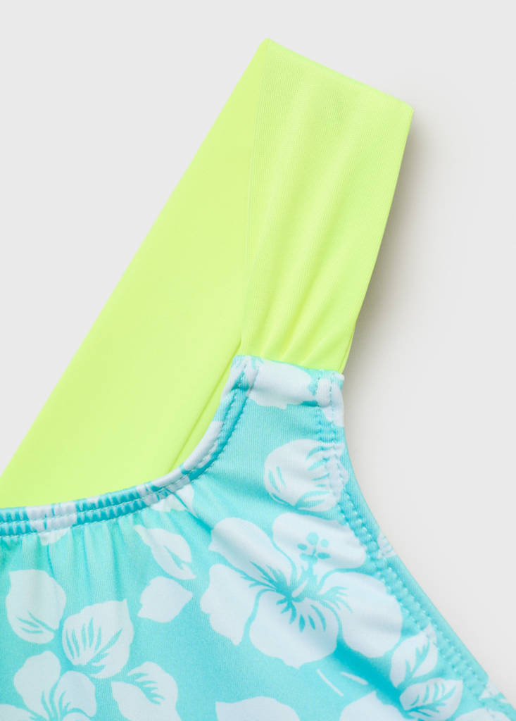 Cross-back printed swimsuit - thumbnail 3