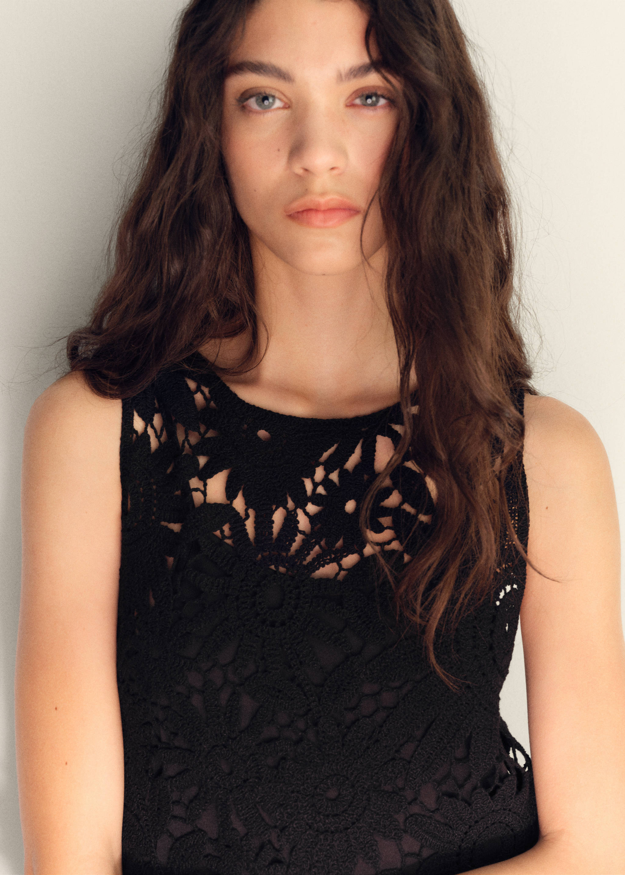 Crochet short dress - Details of the article 1