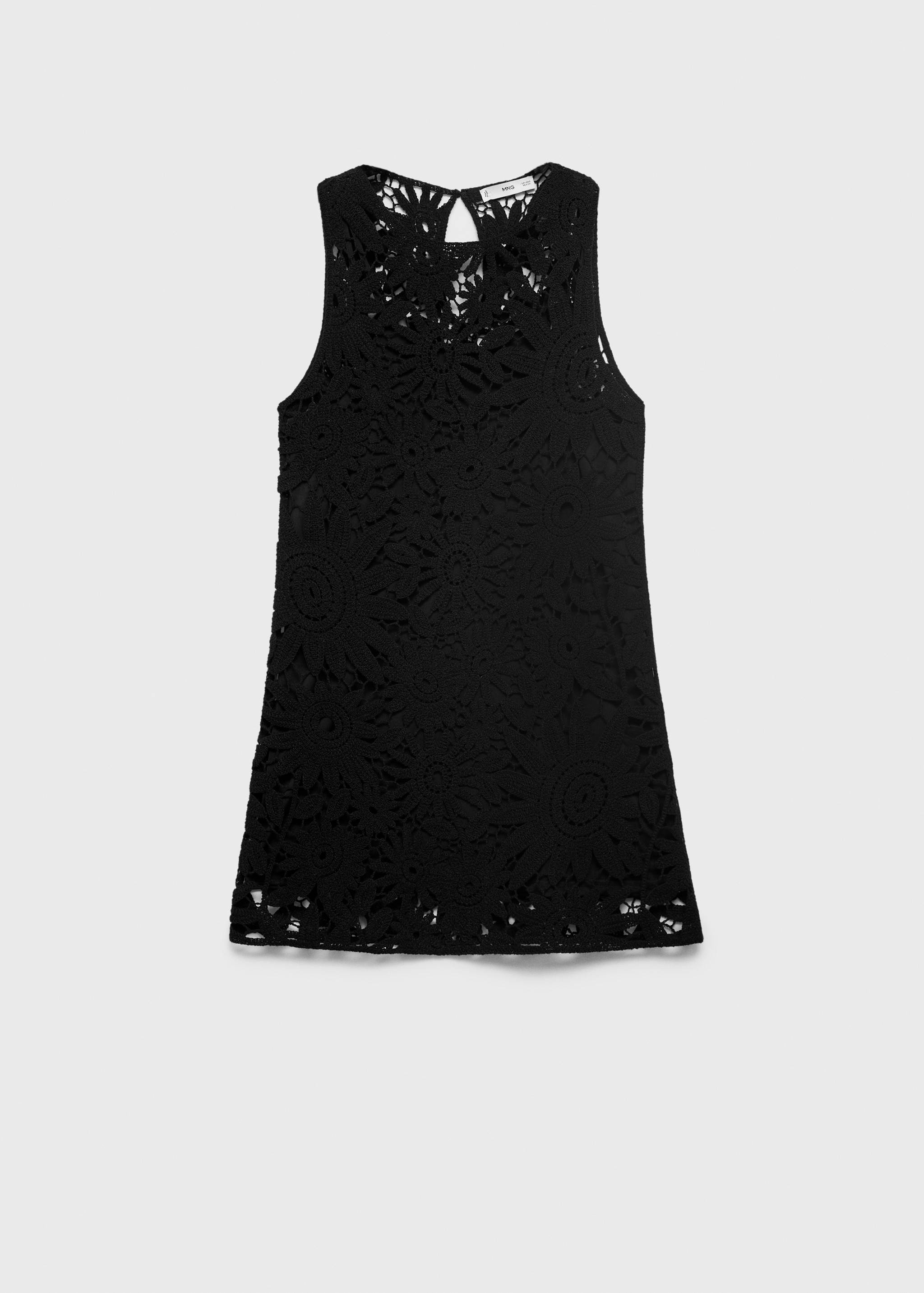 Crochet short dress - Article without model