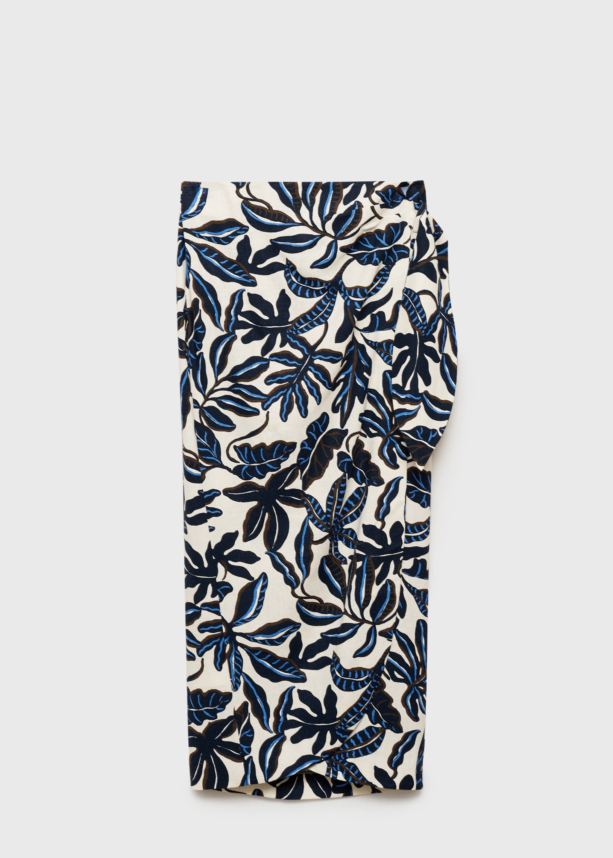 Linen skirt with knot detail - Article without model