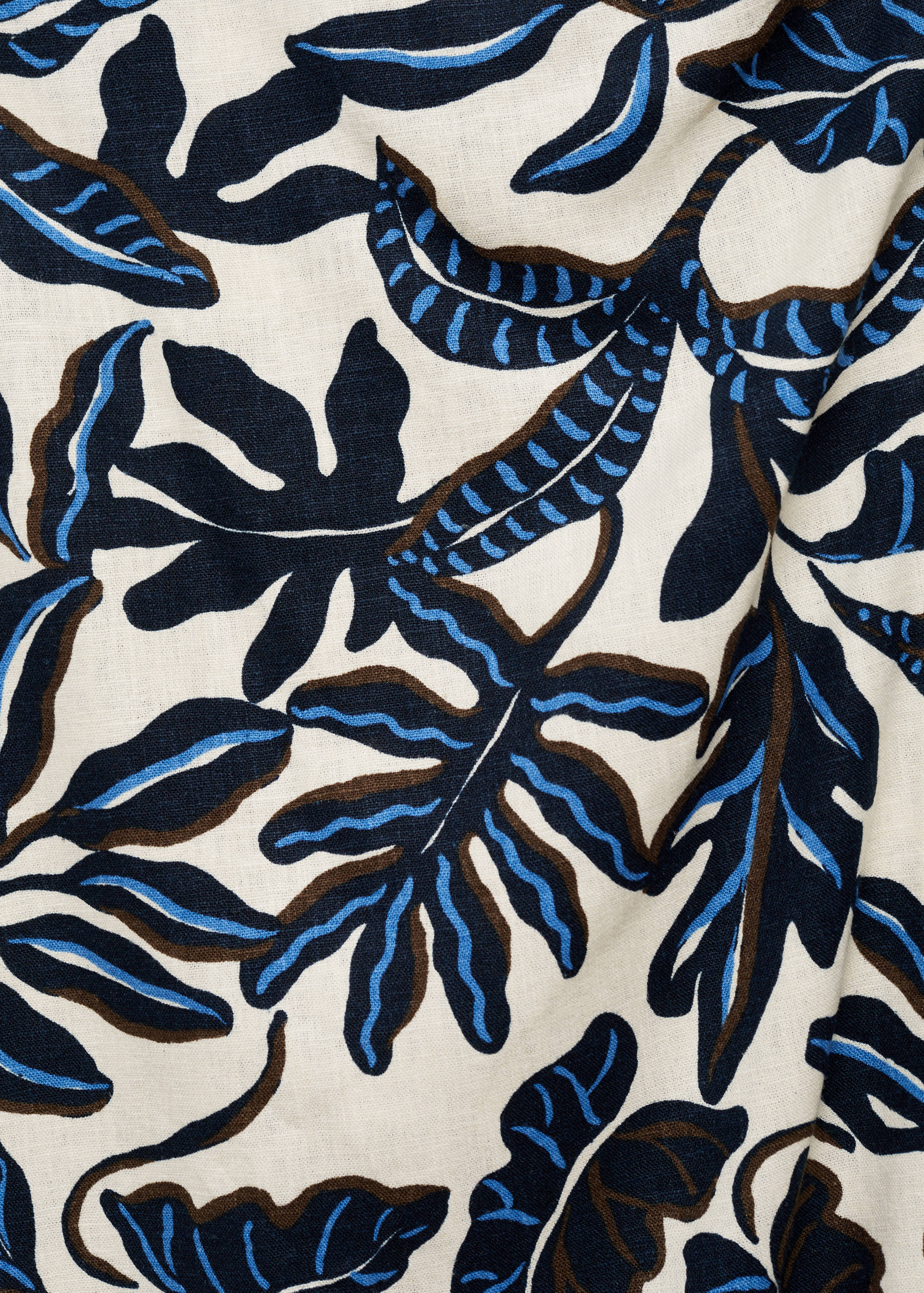 Linen skirt with knot detail - Details of the article 8