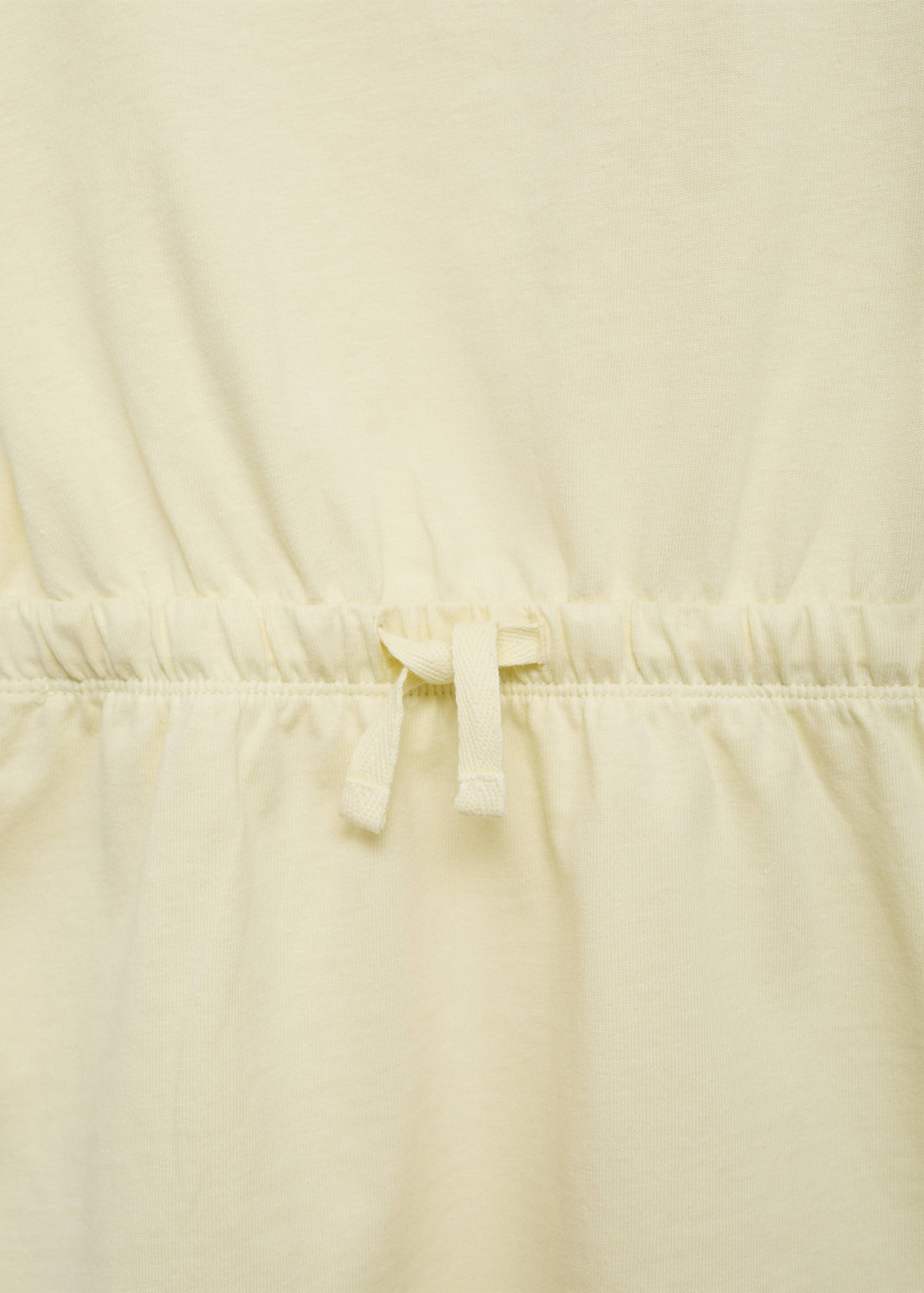 Adjustable drawstring cotton dress - Details of the article 8