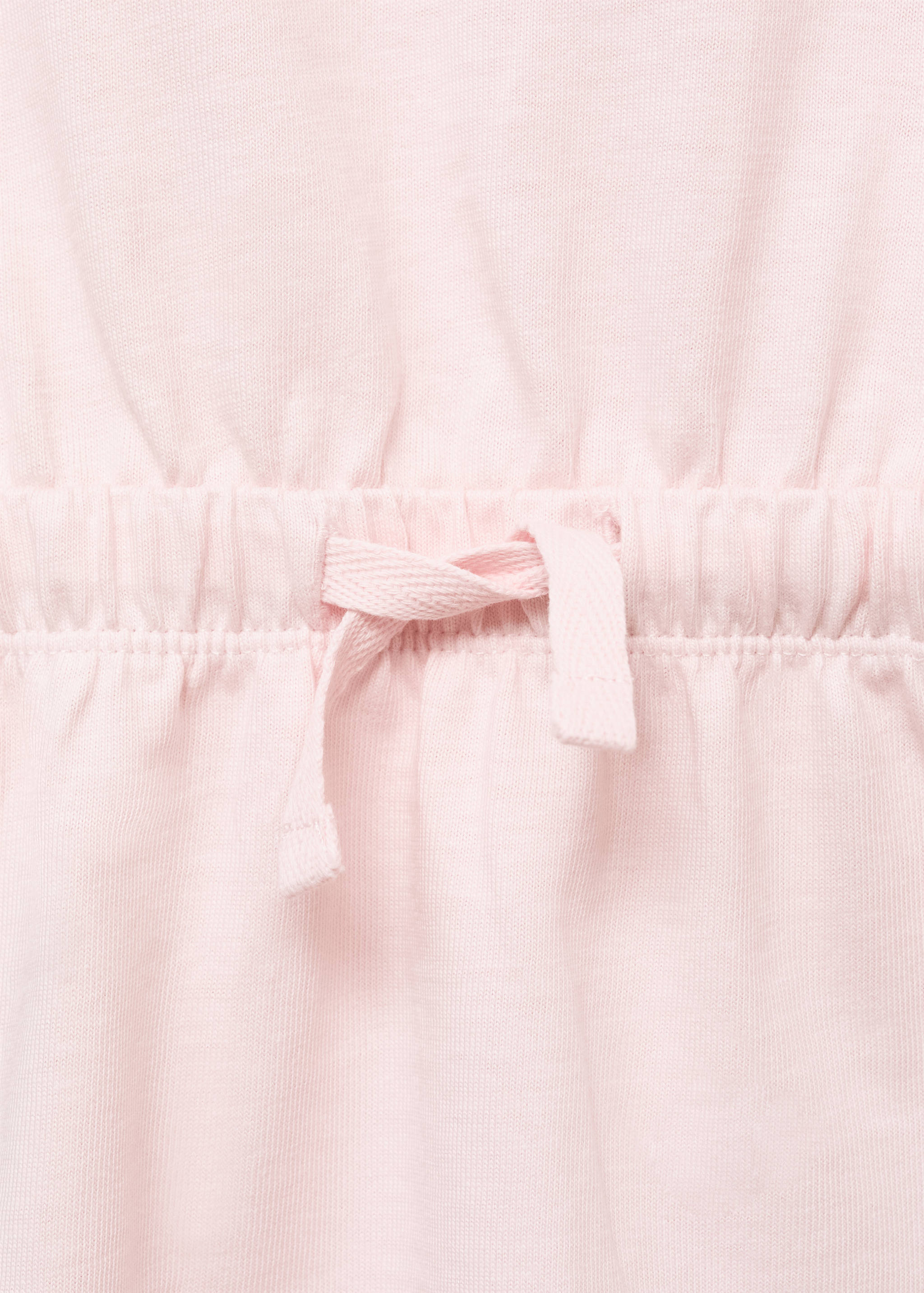 Adjustable drawstring cotton dress - Details of the article 8