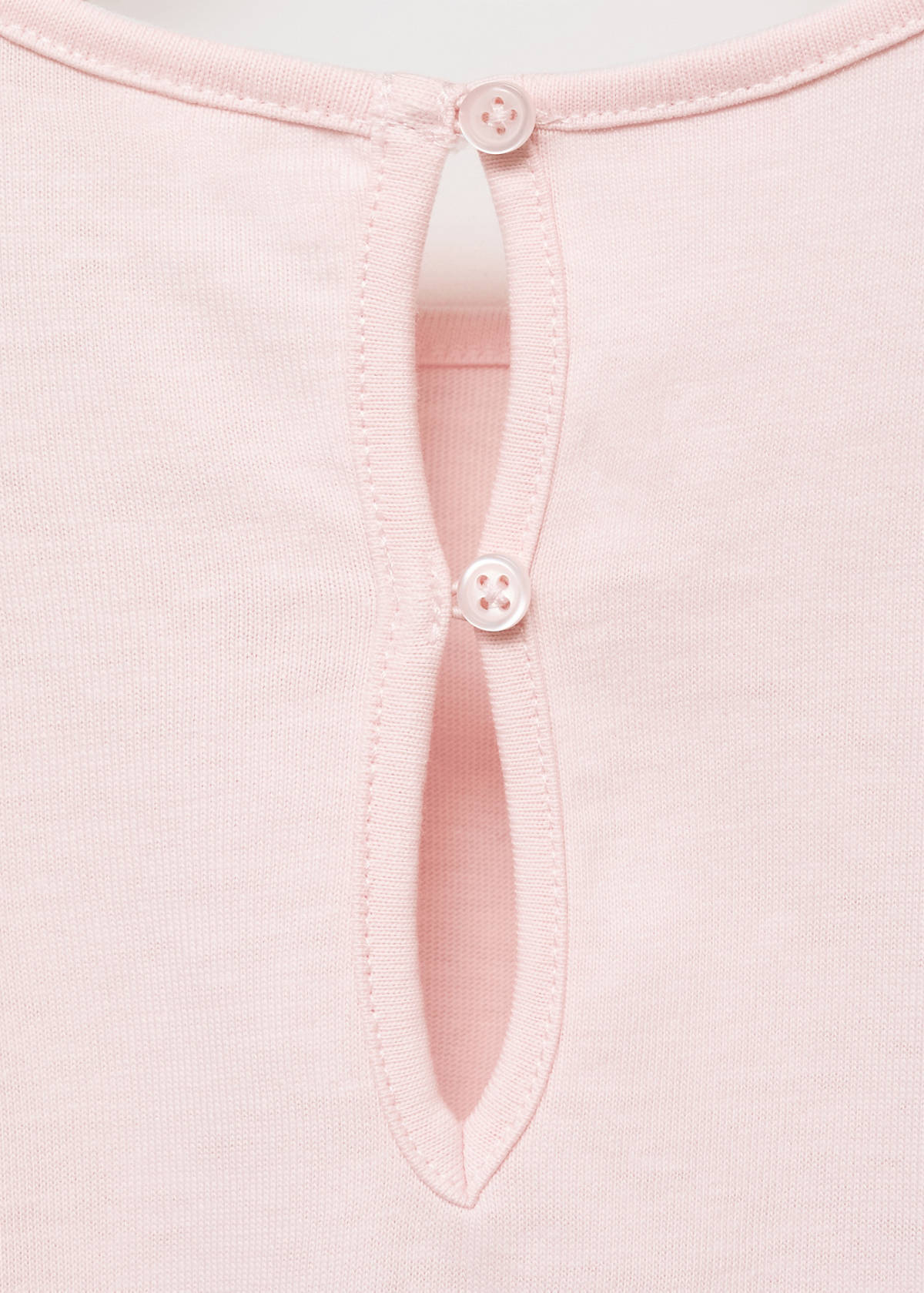 Adjustable drawstring cotton dress — Pink