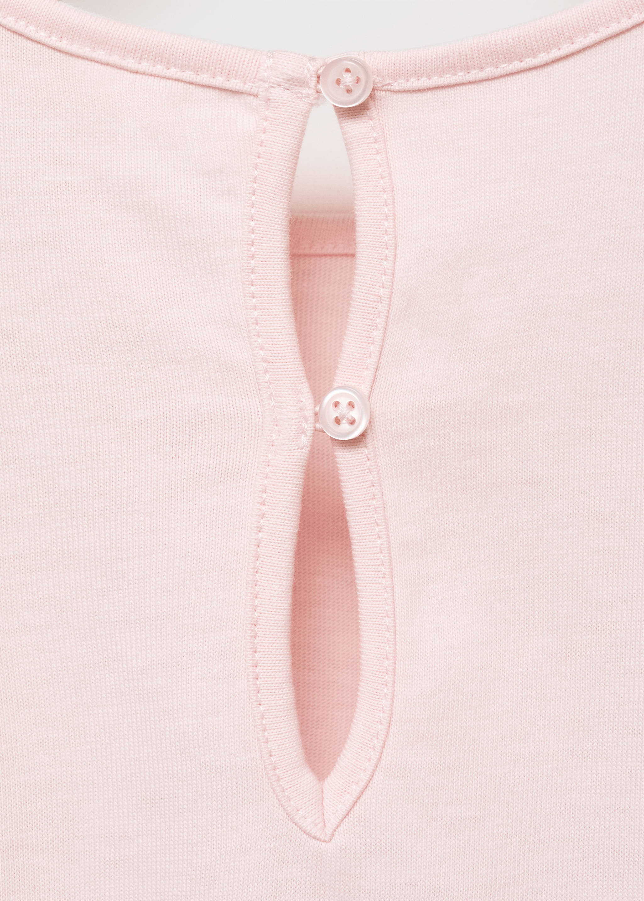 Adjustable drawstring cotton dress - Details of the article 0