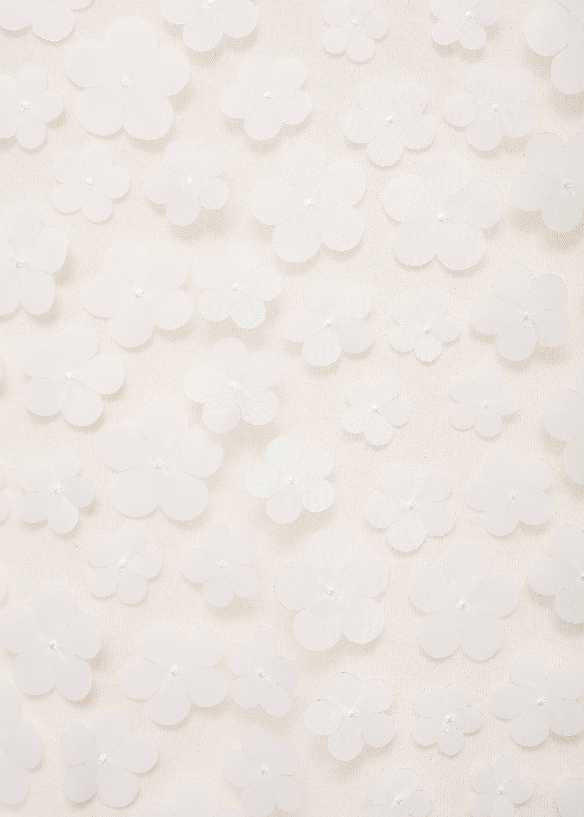 Midi-skirt with embossed flowers - Details of the article 0