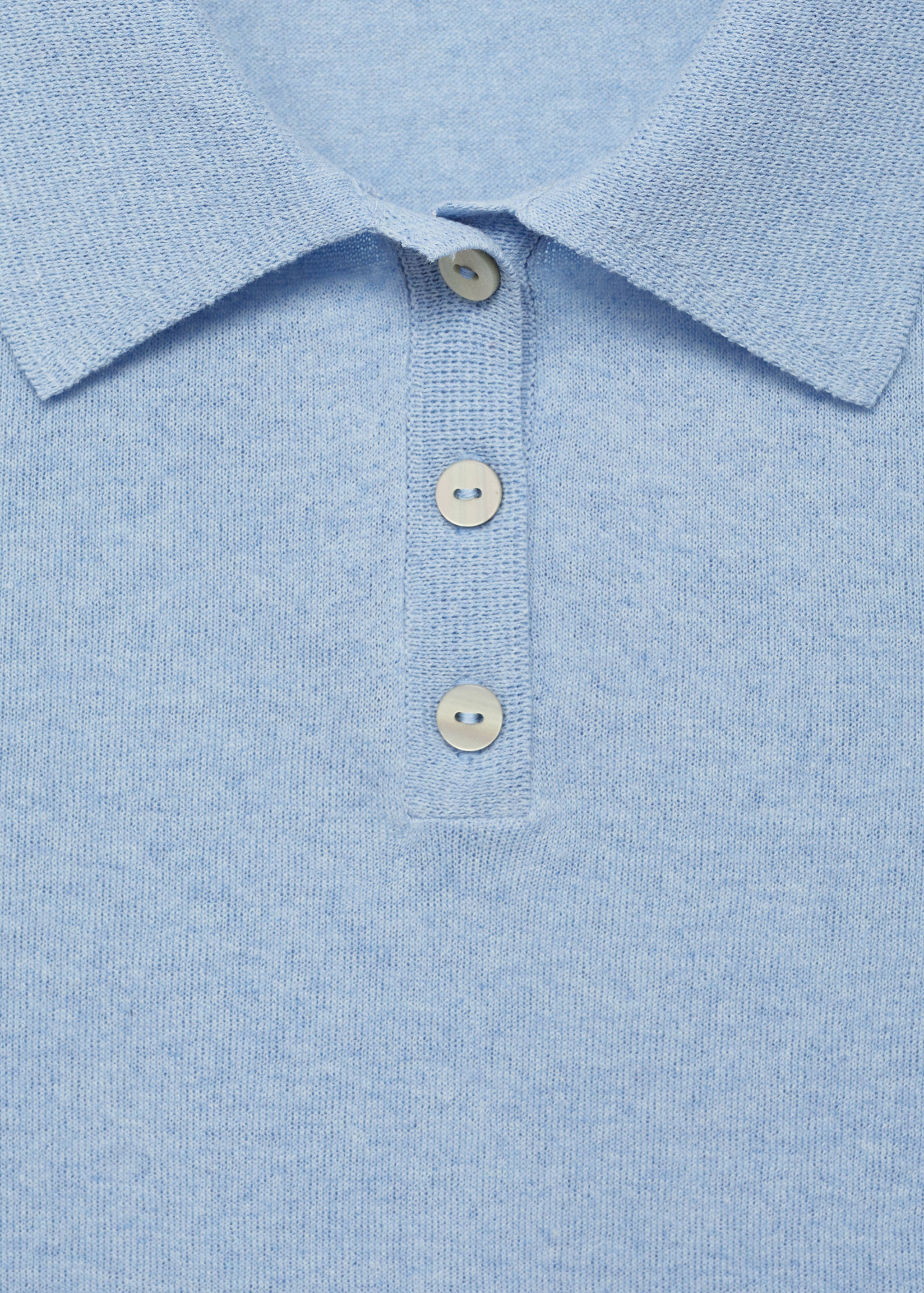 Knitted polo-neck sweater - Details of the article 8