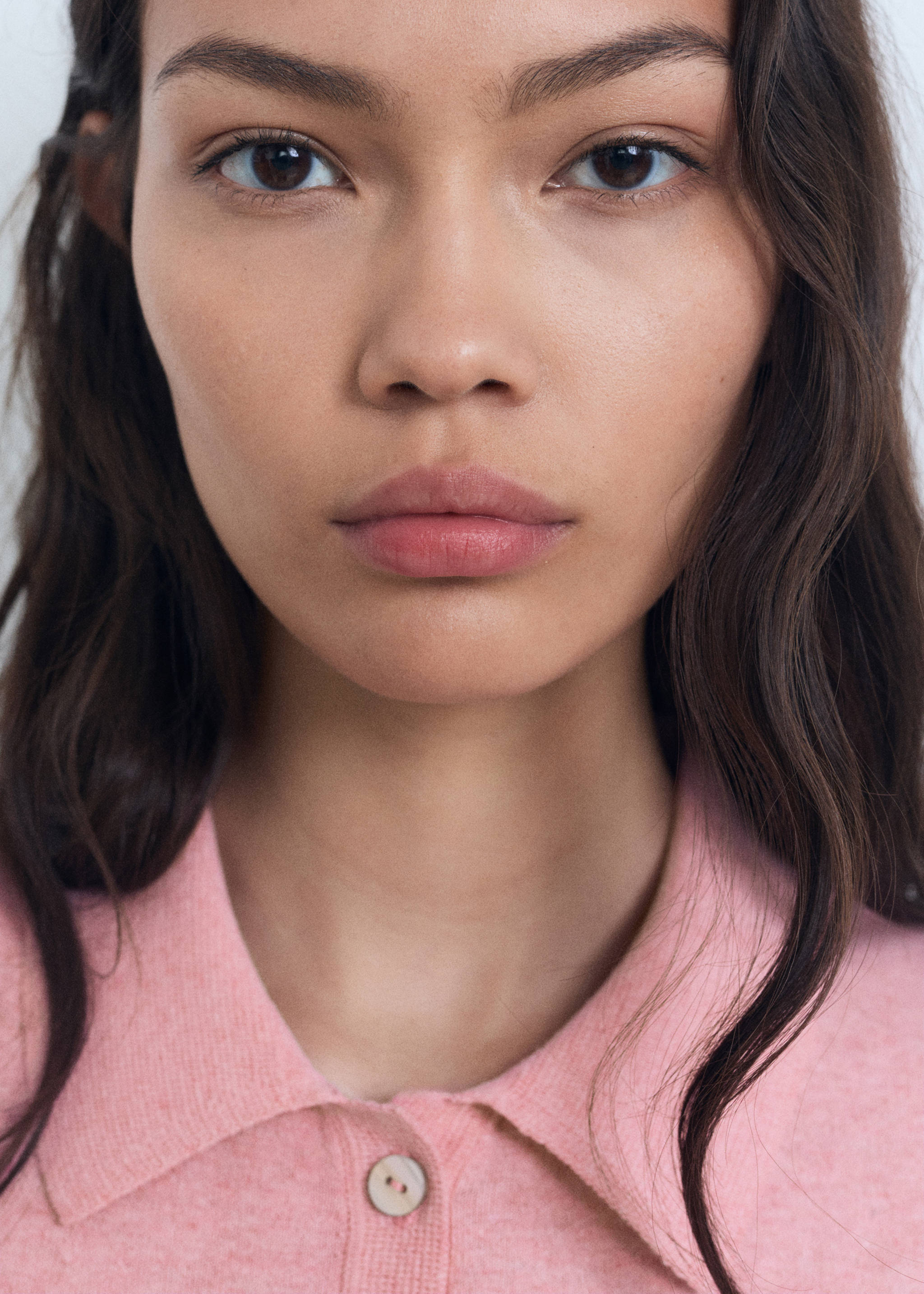 Knitted polo-neck sweater - Details of the article 1